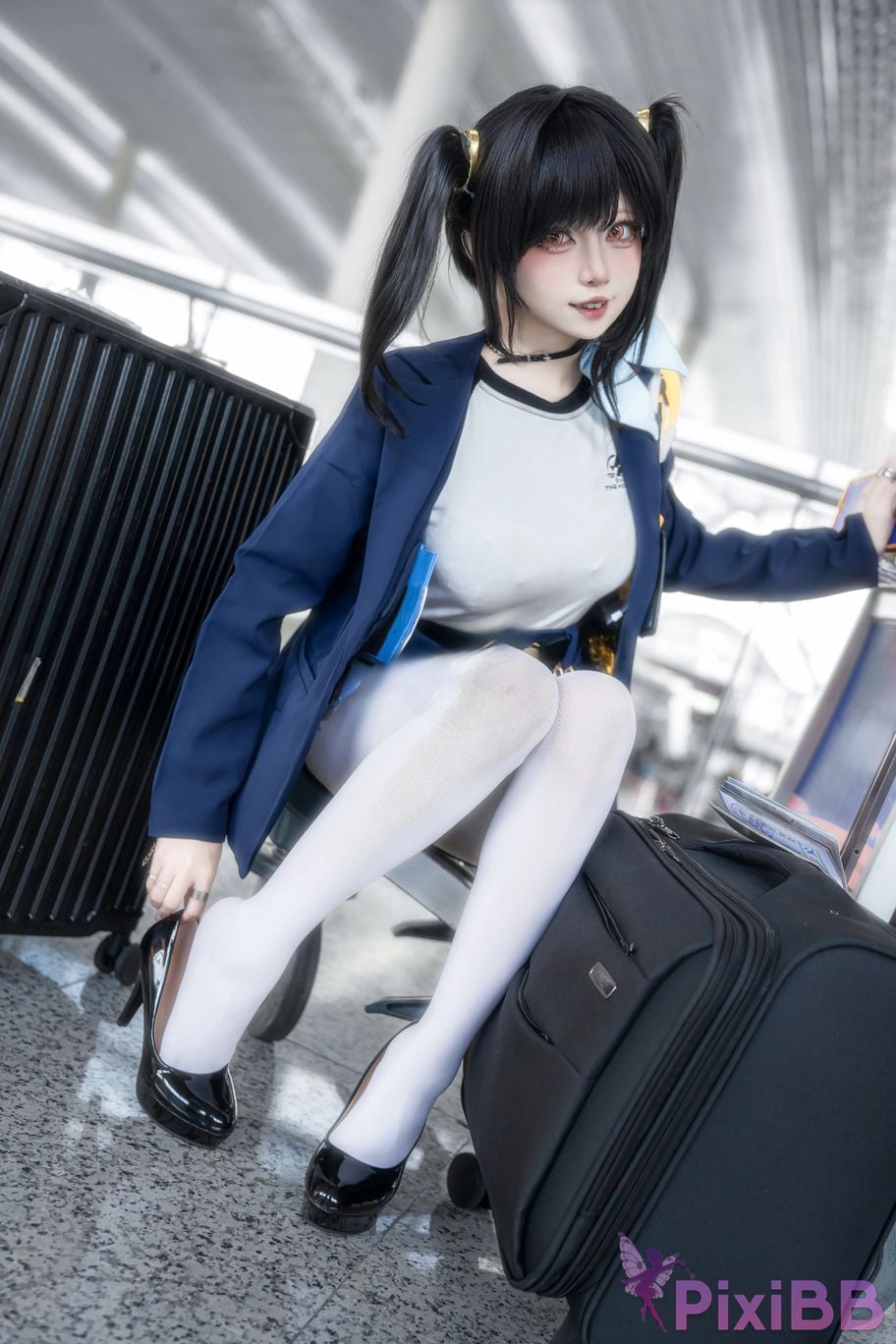 Cosplayer Zhiyue Etsu ko Nikke goddess of victory sola PixiBB.COM 011