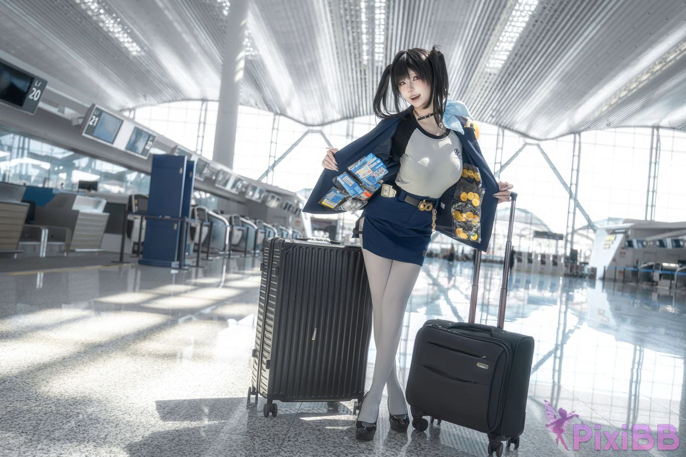 Cosplayer Zhiyue Etsu ko Nikke goddess of victory sola PixiBB.COM 020