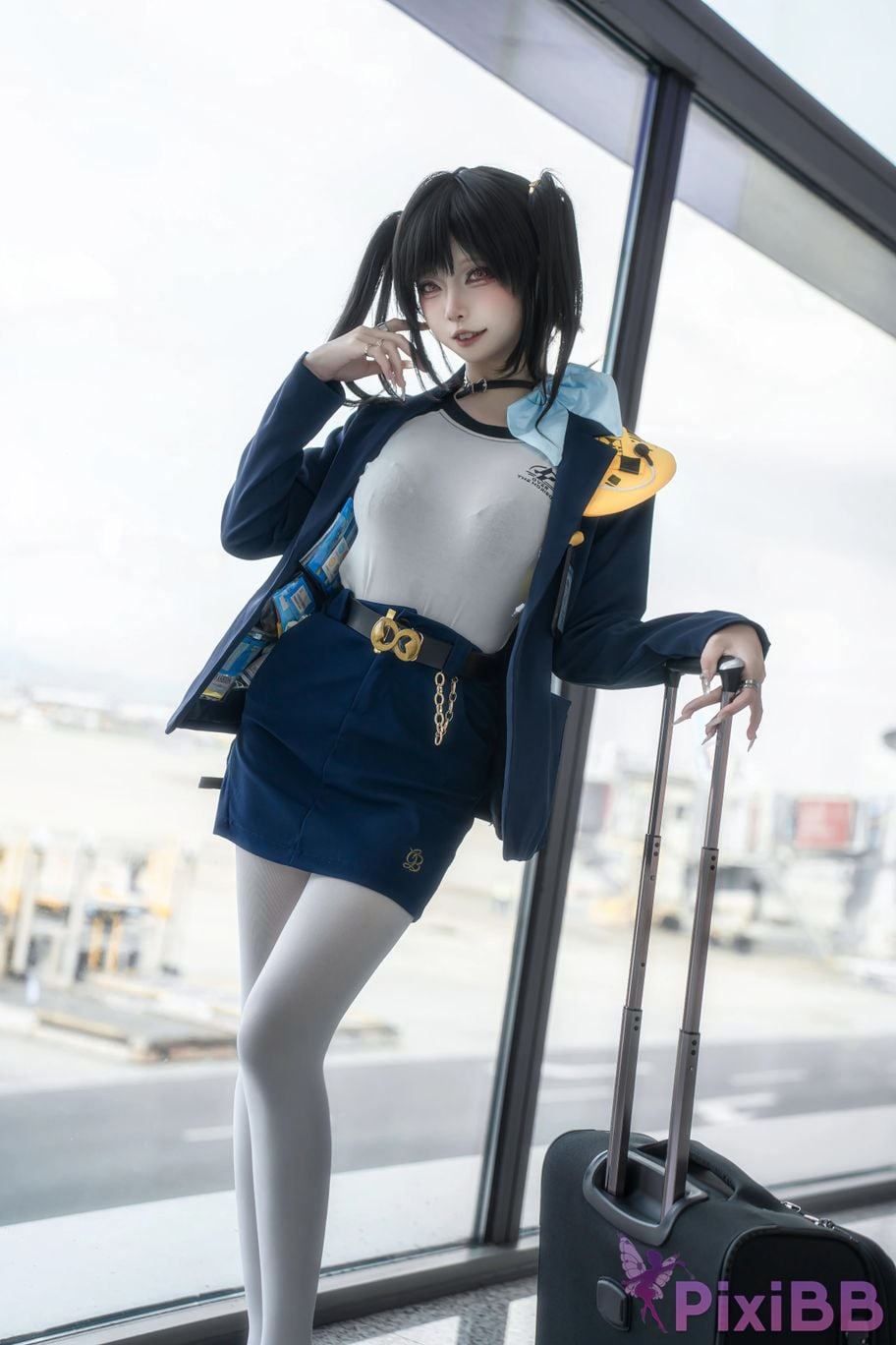 Cosplayer Zhiyue Etsu ko Nikke goddess of victory sola PixiBB.COM 024