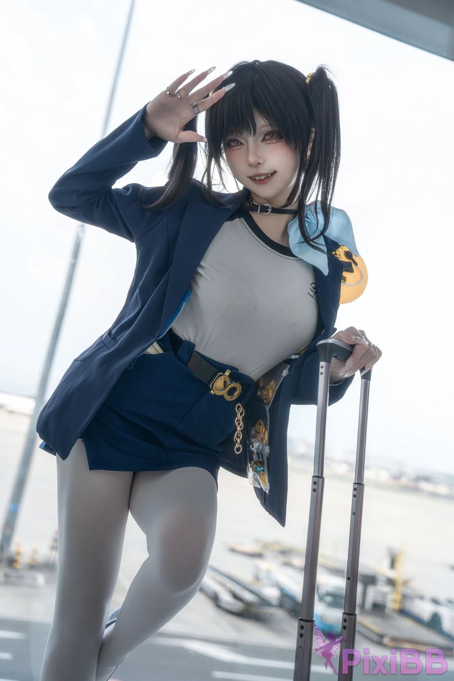 Cosplayer Zhiyue Etsu ko Nikke goddess of victory sola PixiBB.COM 026