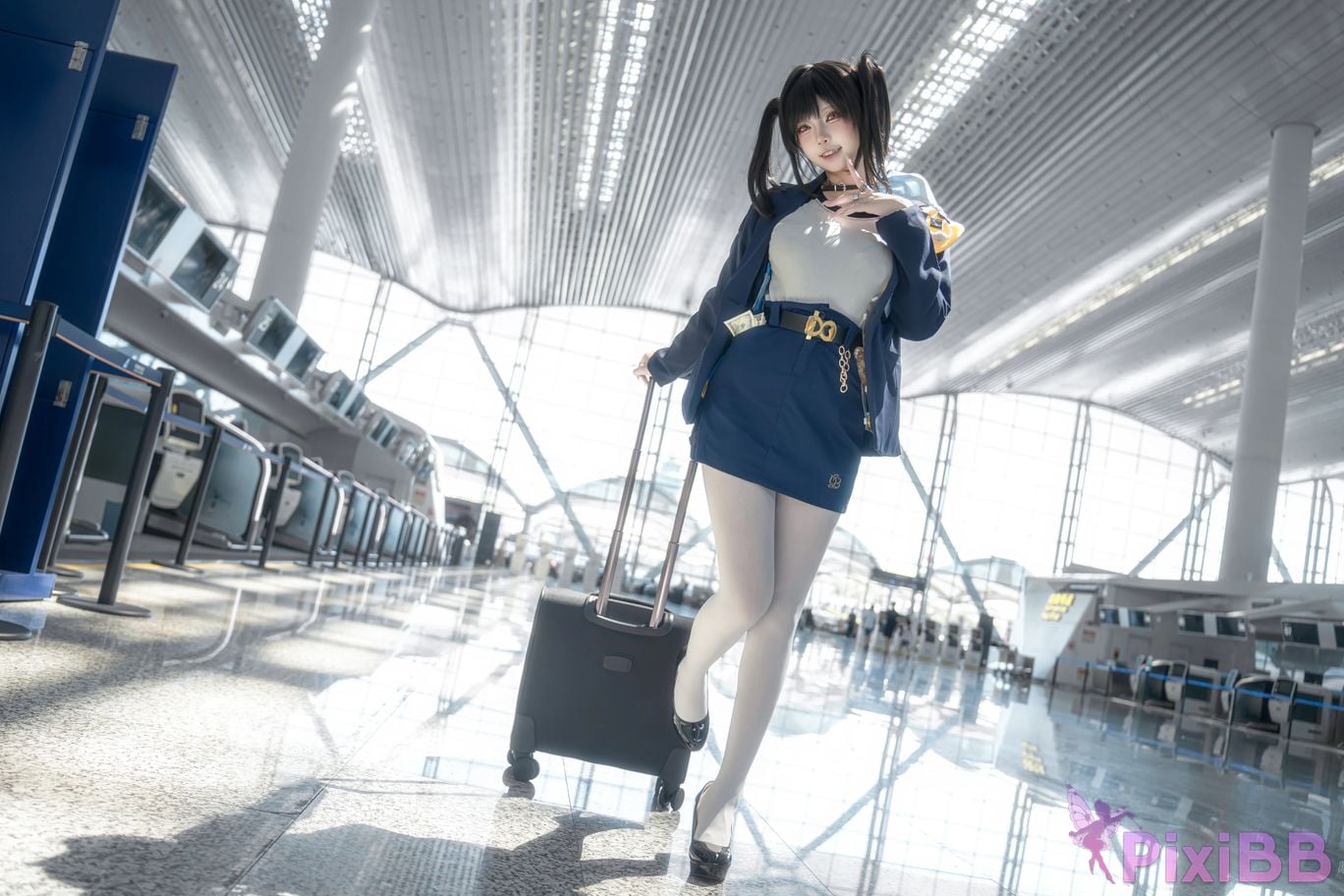 Cosplayer Zhiyue Etsu ko Nikke goddess of victory sola PixiBB.COM 034