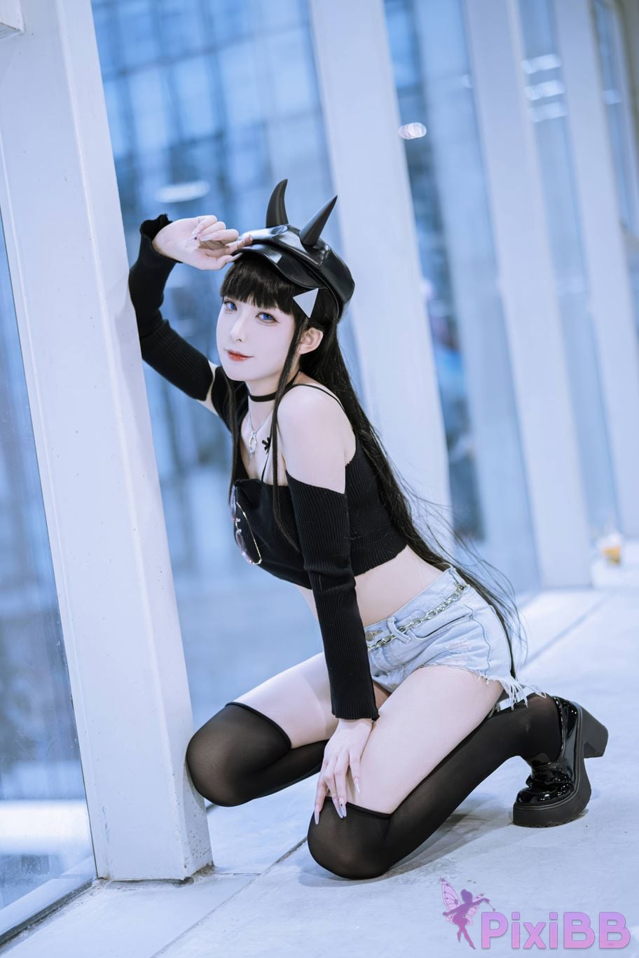 Cosplayer Fengjiang v azur lane Noshiro PixiBB.COM 009