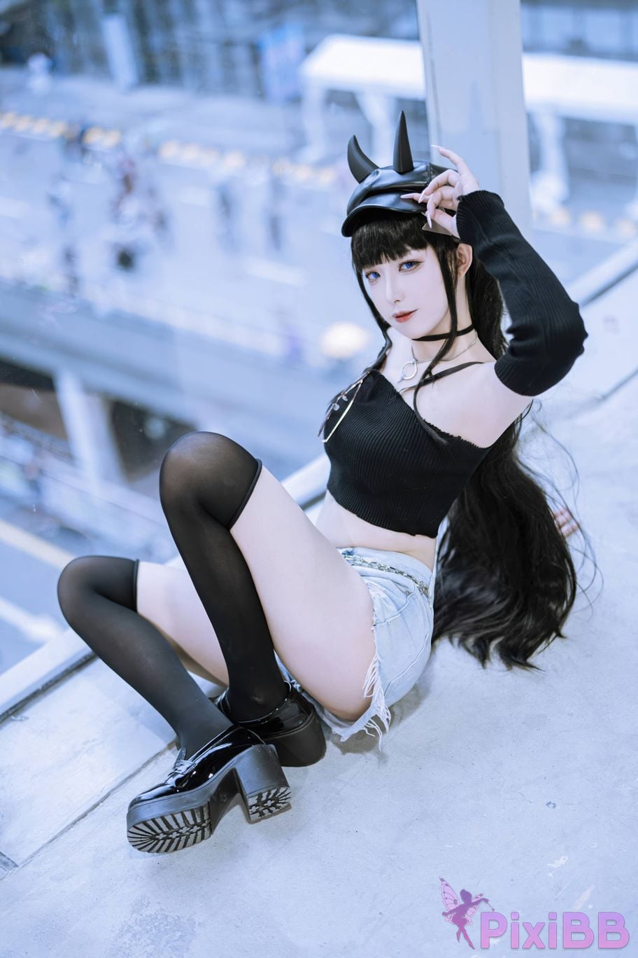 Cosplayer Fengjiang v azur lane Noshiro PixiBB.COM 011