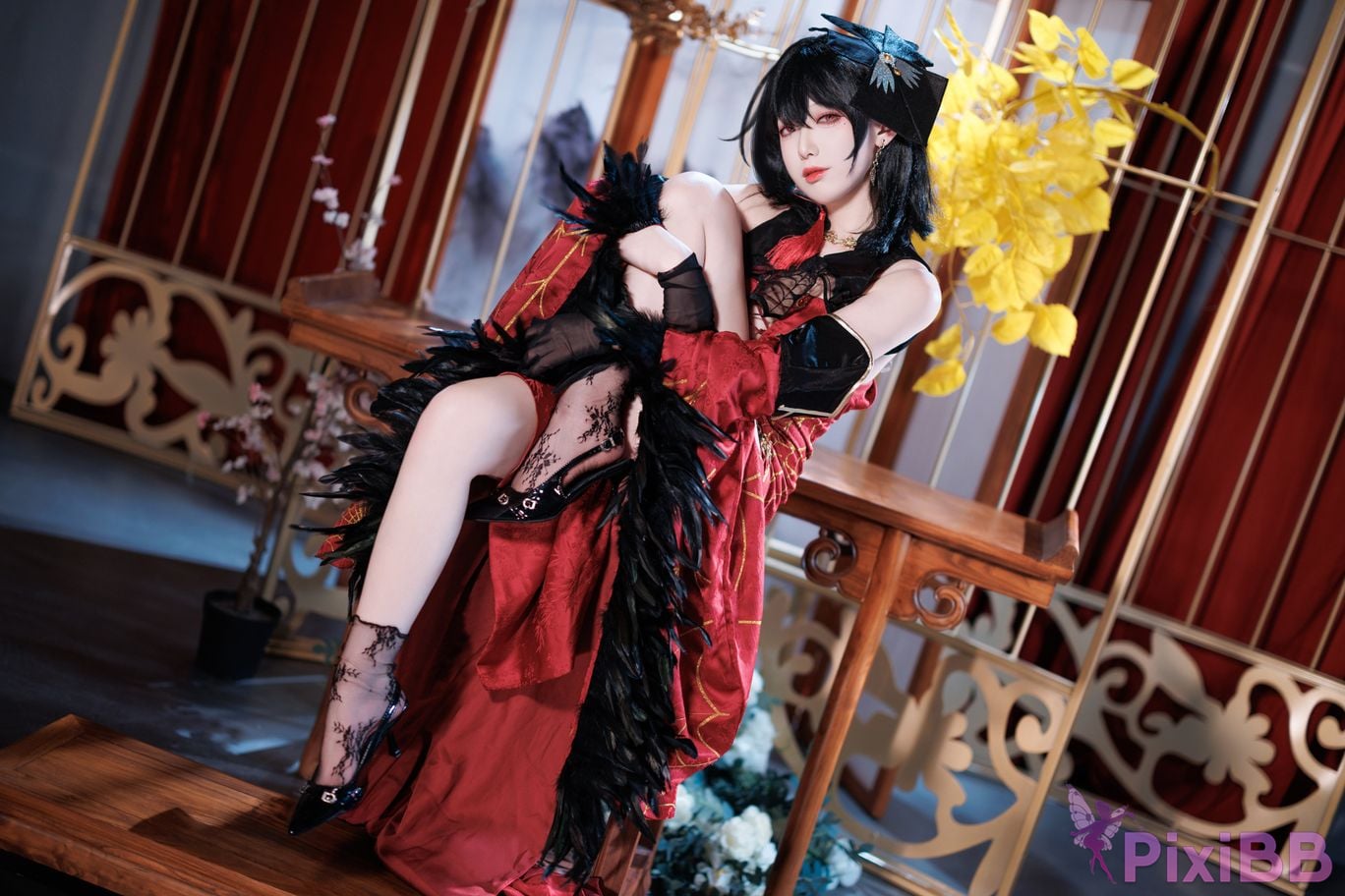 Cosplayer Fengjiang v azur lane Kenmu original hide PixiBB.COM 006