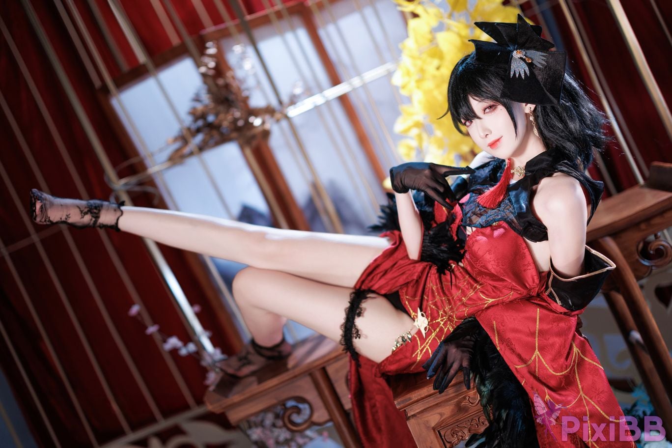 Cosplayer Fengjiang v azur lane Kenmu original hide PixiBB.COM 012