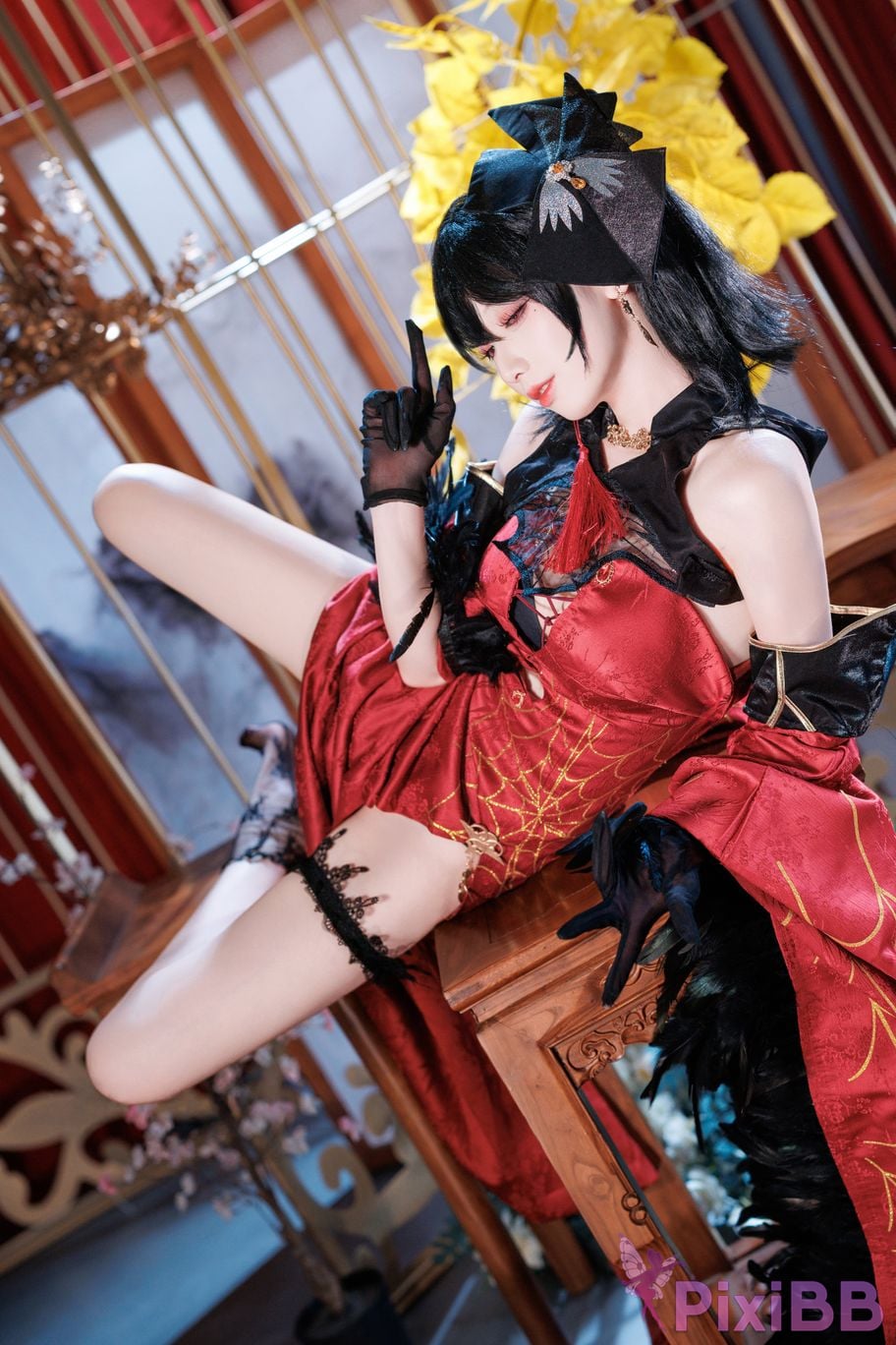 Cosplayer Fengjiang v azur lane Kenmu original hide PixiBB.COM 015