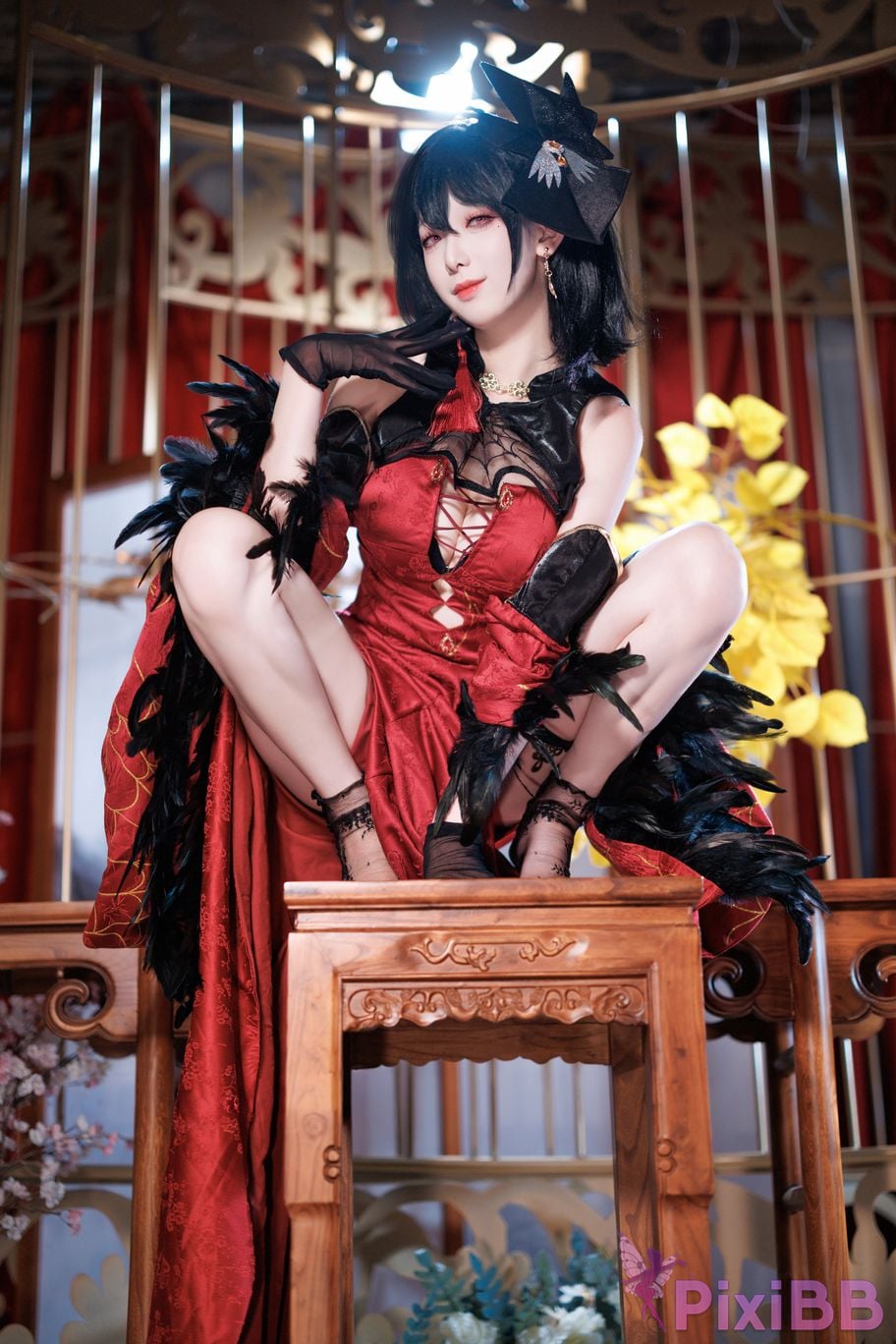 Cosplayer Fengjiang v azur lane Kenmu original hide PixiBB.COM 016