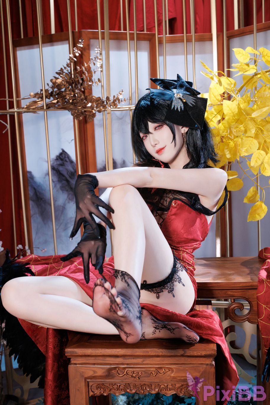 Cosplayer Fengjiang v azur lane Kenmu original hide PixiBB.COM 019