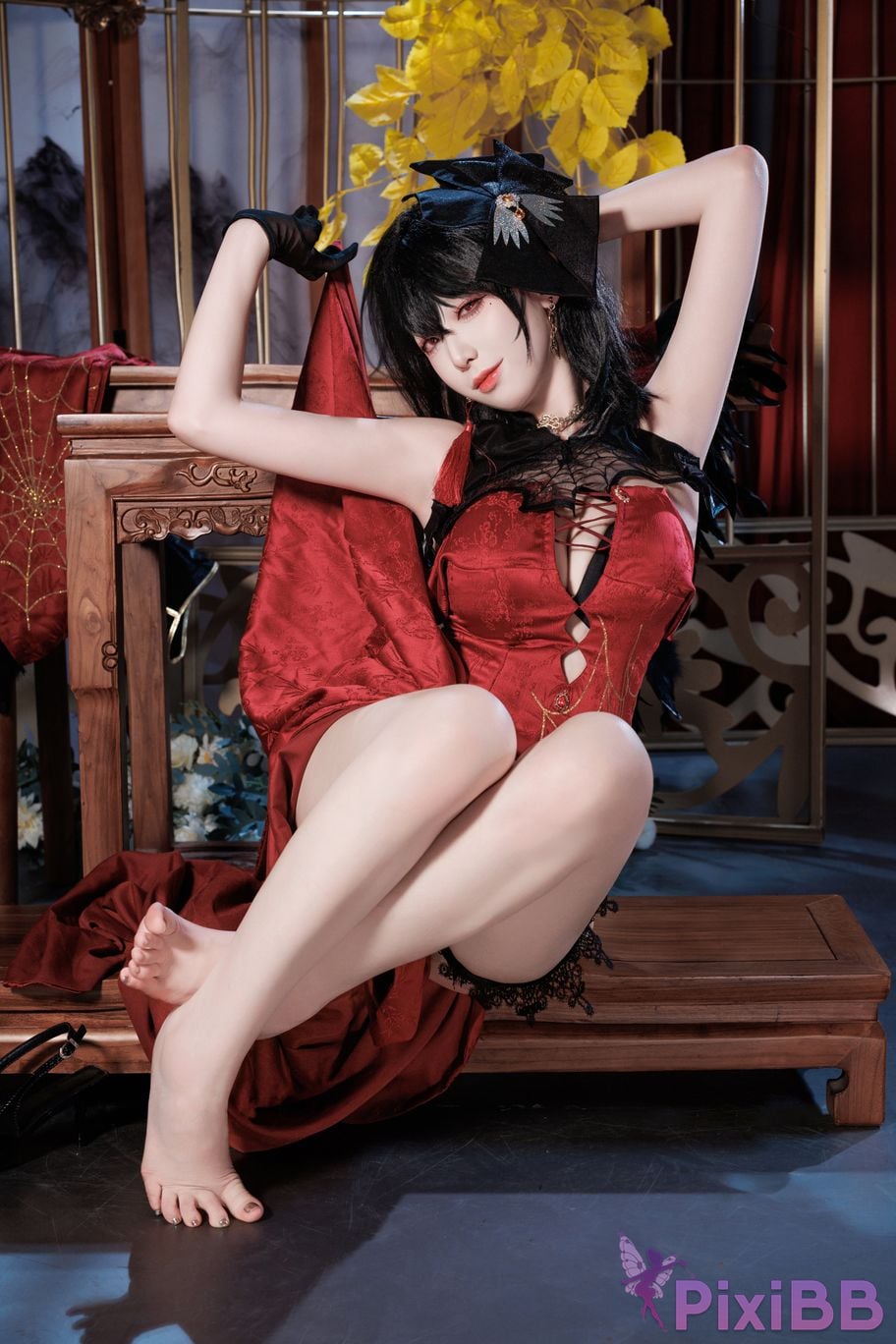 Cosplayer Fengjiang v azur lane Kenmu original hide PixiBB.COM 040