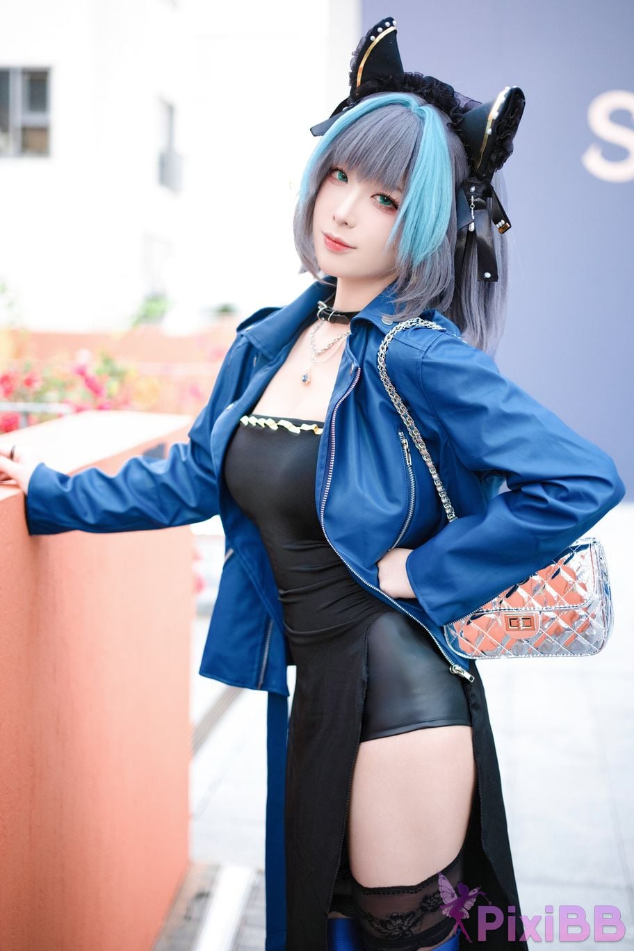 Cosplayer Fengjiang v azur lane Cheshire Regular clothes PixiBB.COM 001