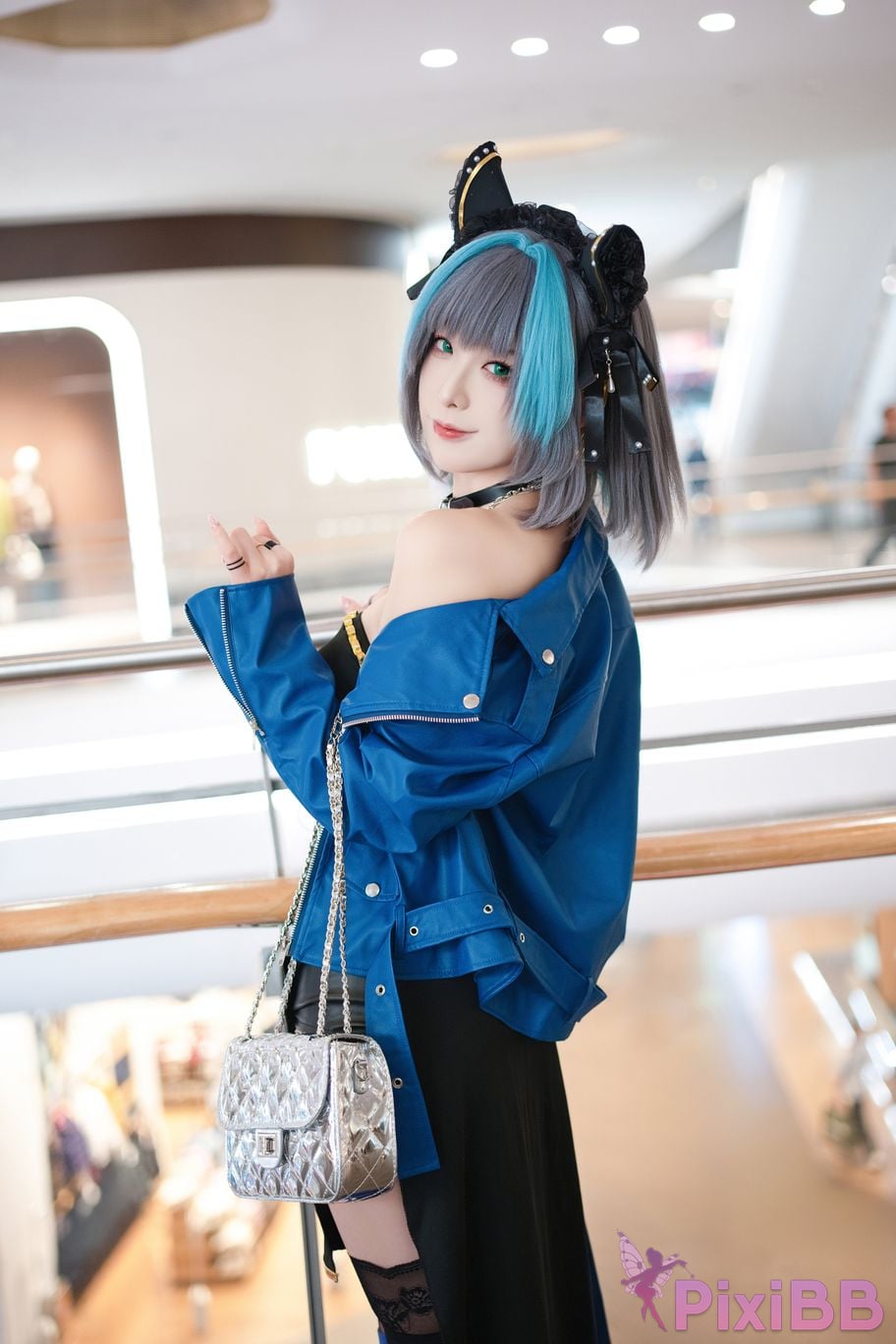 Cosplayer Fengjiang v azur lane Cheshire Regular clothes PixiBB.COM 021