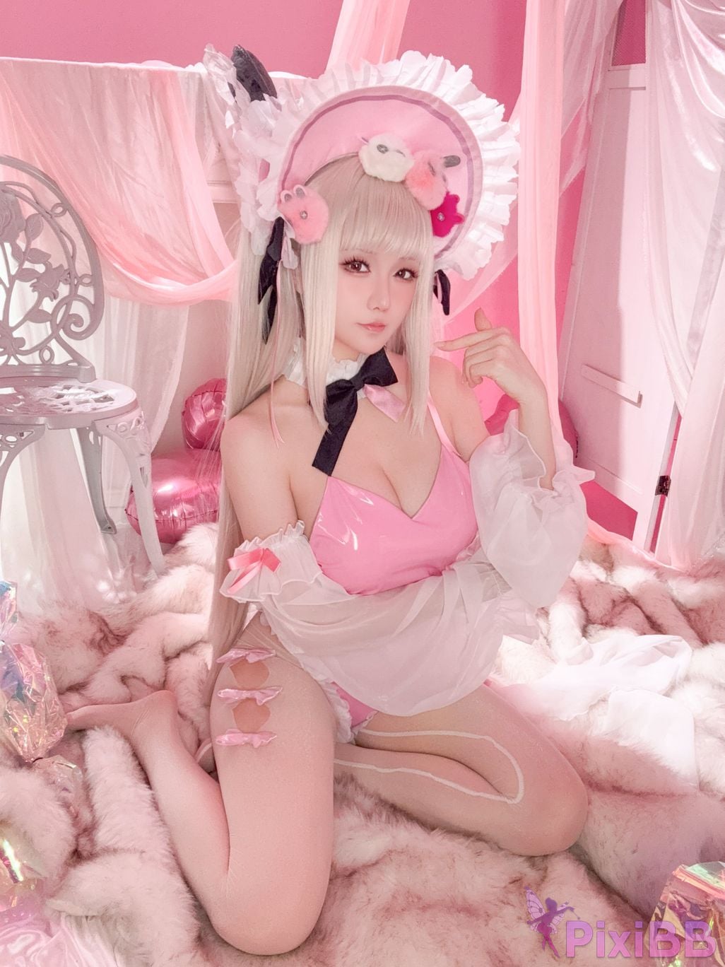 Cosplayer Hoshilily Azur Lane Halford PixiBB.COM 001