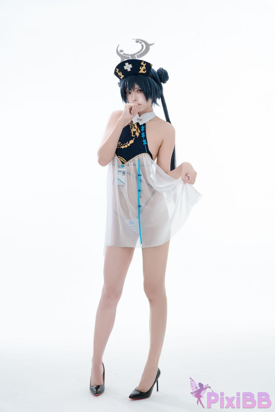 Cosplayer Your face is round and Azure Files Concubine Longhua Nurse PixiBB.COM 008