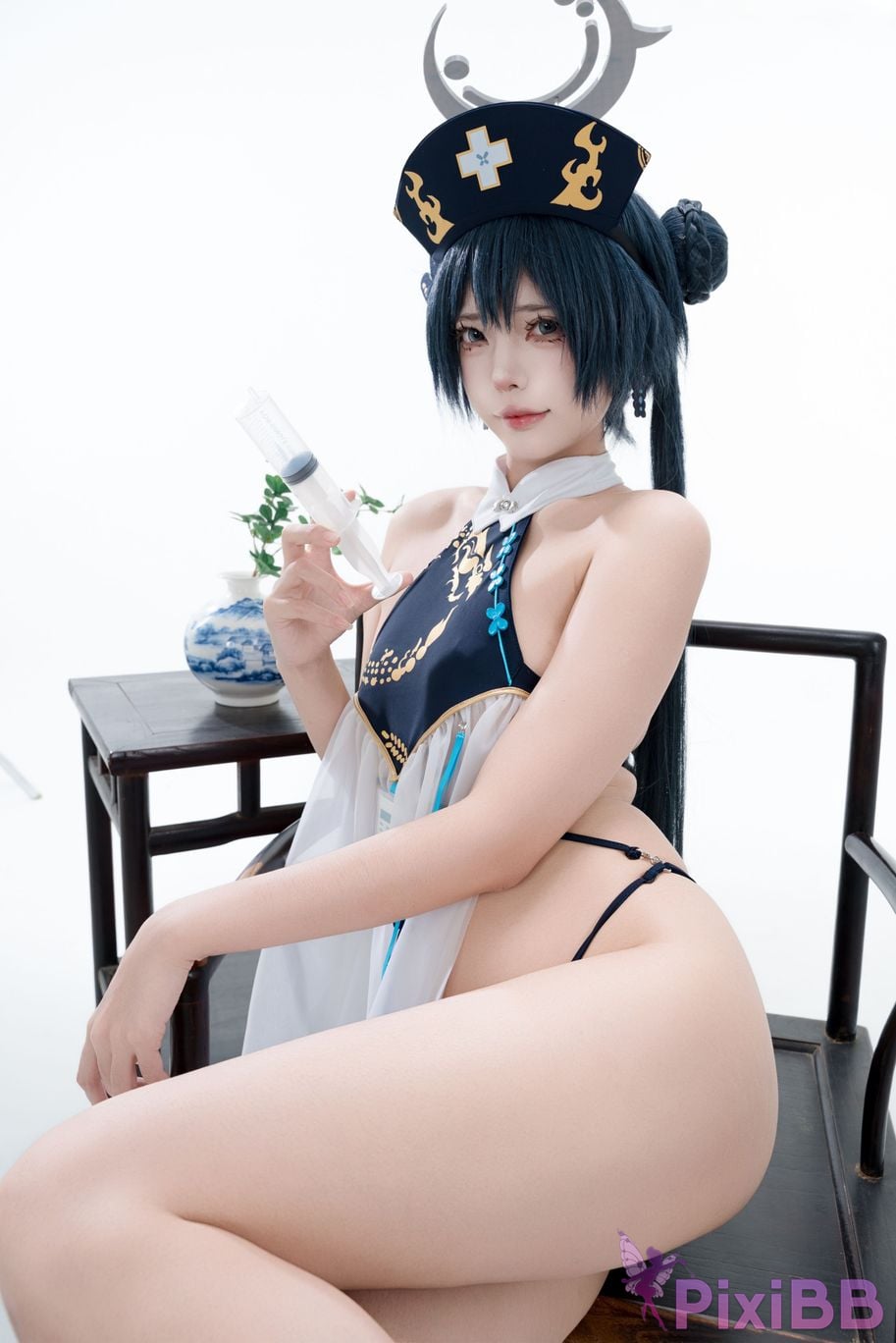 Cosplayer Your face is round and Azure Files Concubine Longhua Nurse PixiBB.COM 015