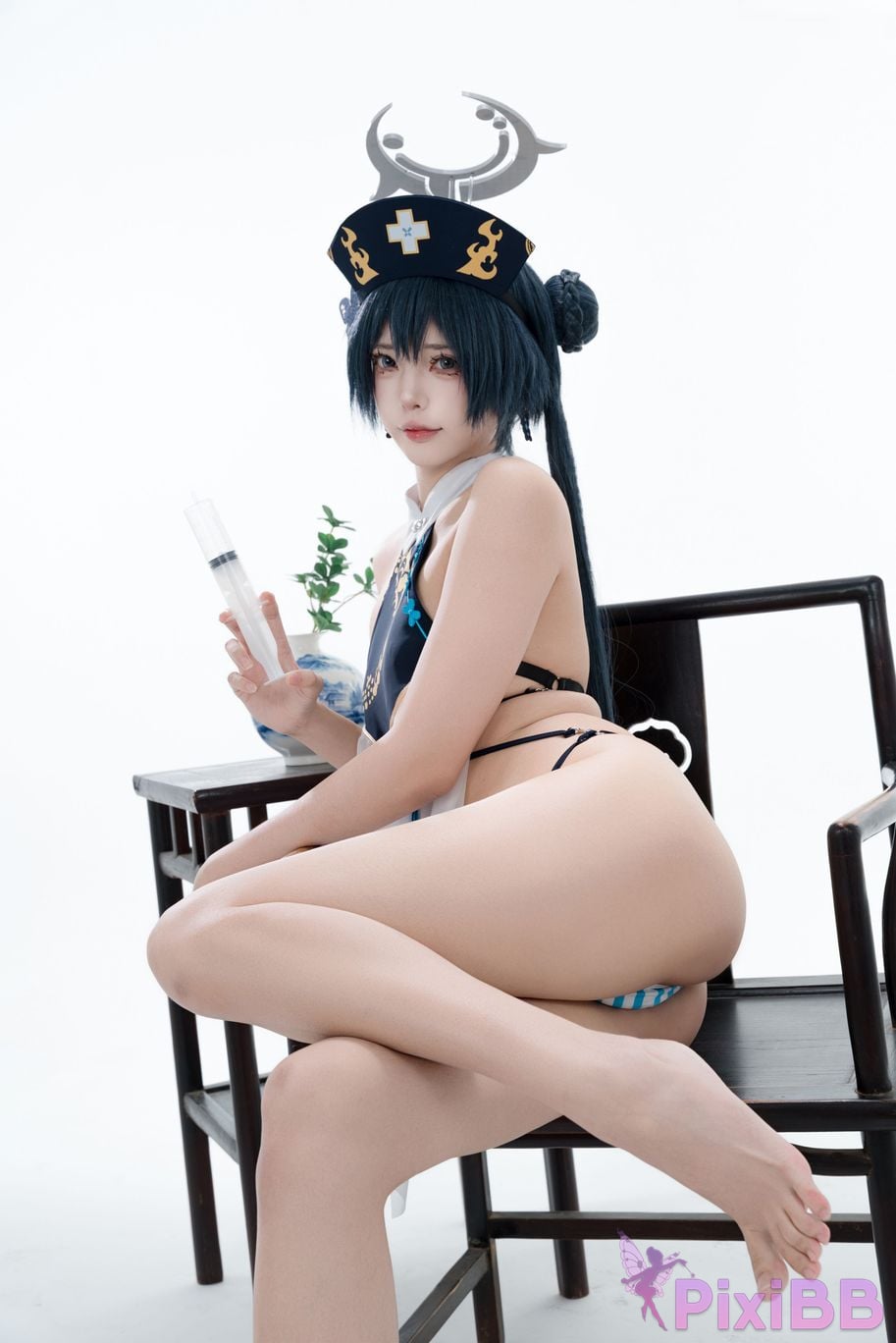 Cosplayer Your face is round and Azure Files Concubine Longhua Nurse PixiBB.COM 017