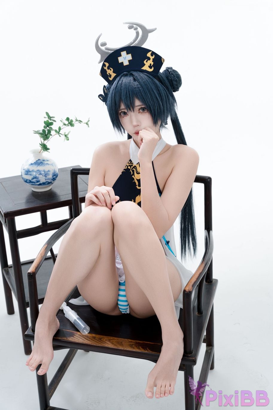 Cosplayer Your face is round and Azure Files Concubine Longhua Nurse PixiBB.COM 019