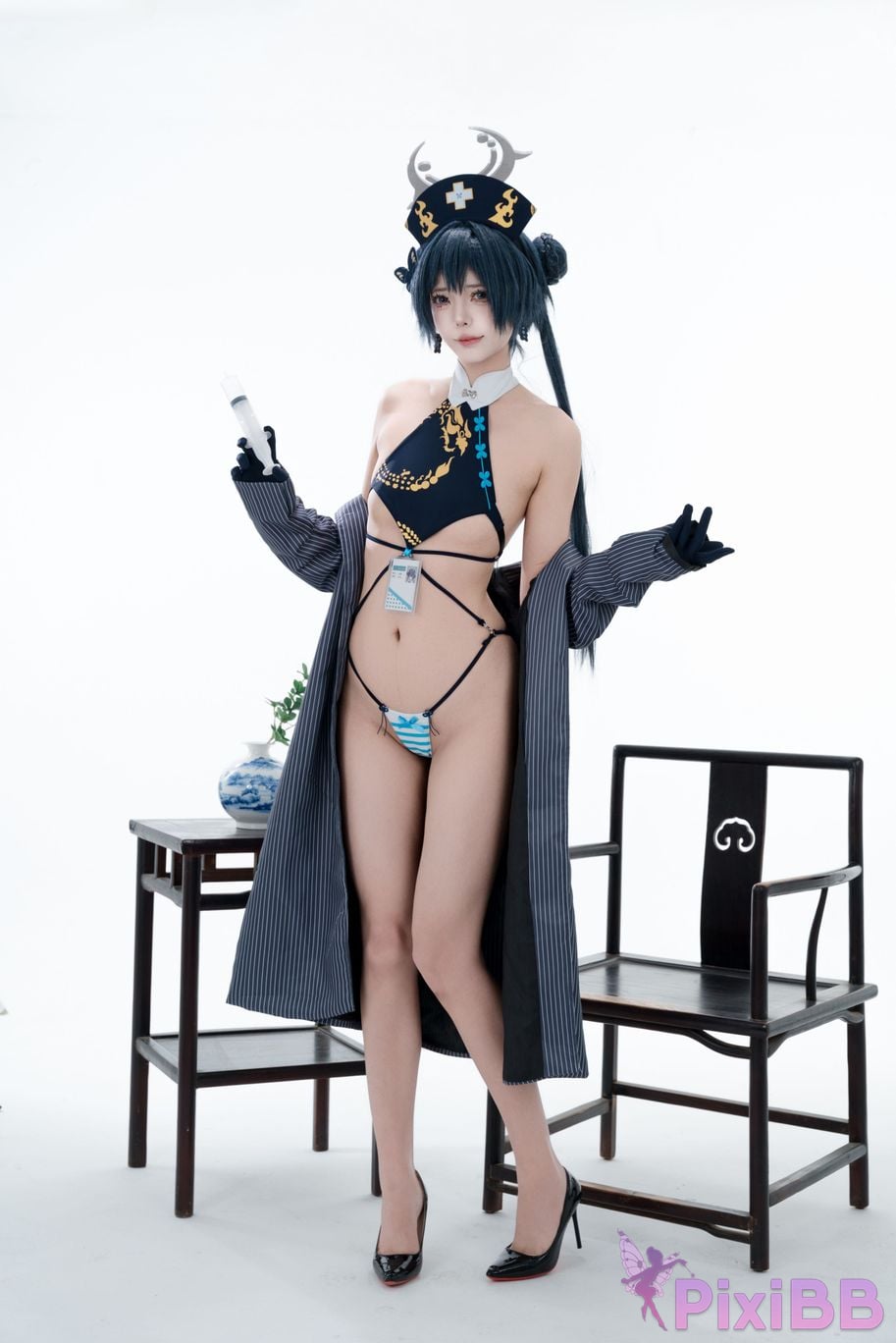 Cosplayer Your face is round and Azure Files Concubine Longhua Nurse PixiBB.COM 030