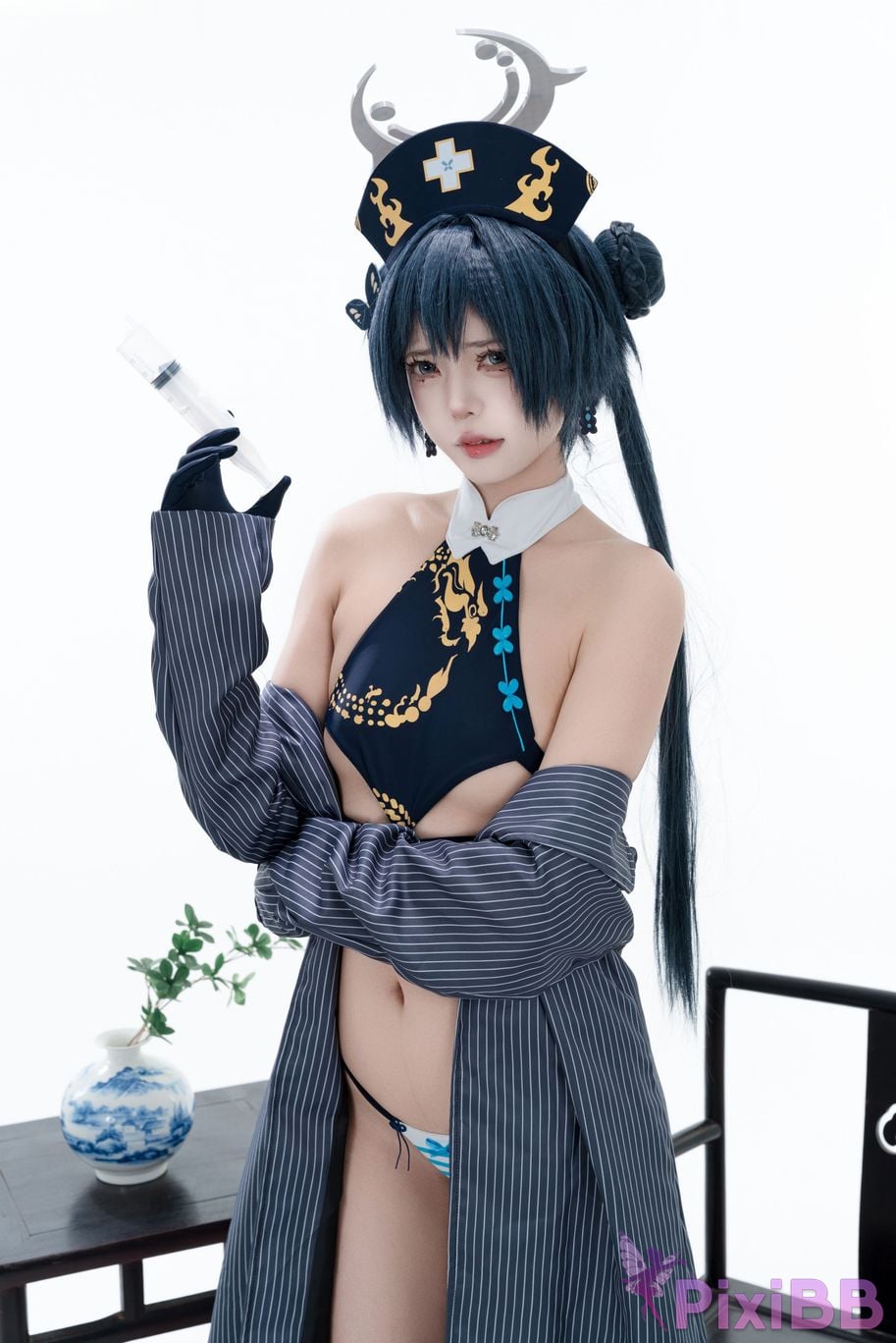 Cosplayer Your face is round and Azure Files Concubine Longhua Nurse PixiBB.COM 031
