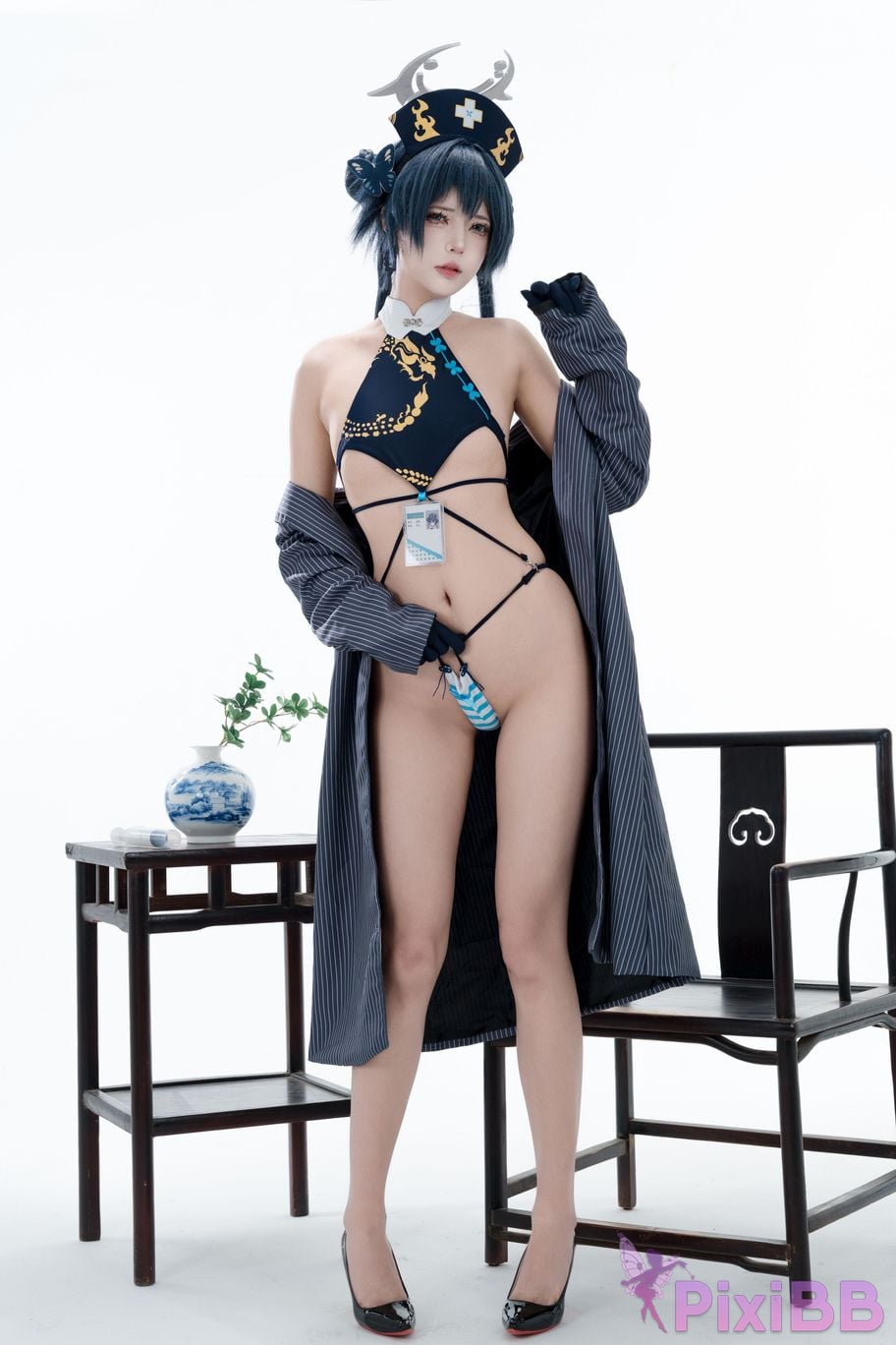 Cosplayer Your face is round and Azure Files Concubine Longhua Nurse PixiBB.COM 034