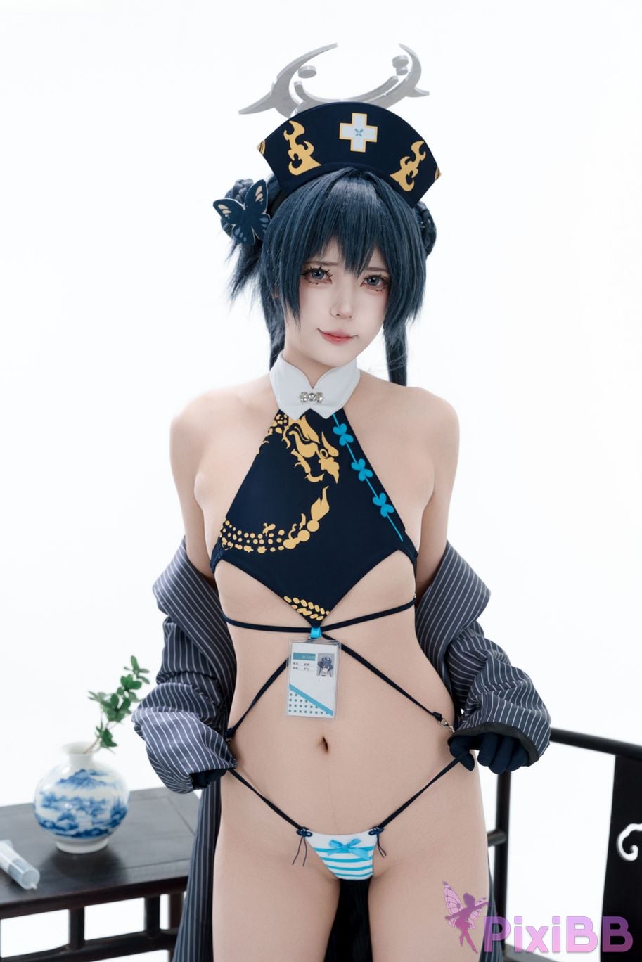 Cosplayer Your face is round and Azure Files Concubine Longhua Nurse PixiBB.COM 036