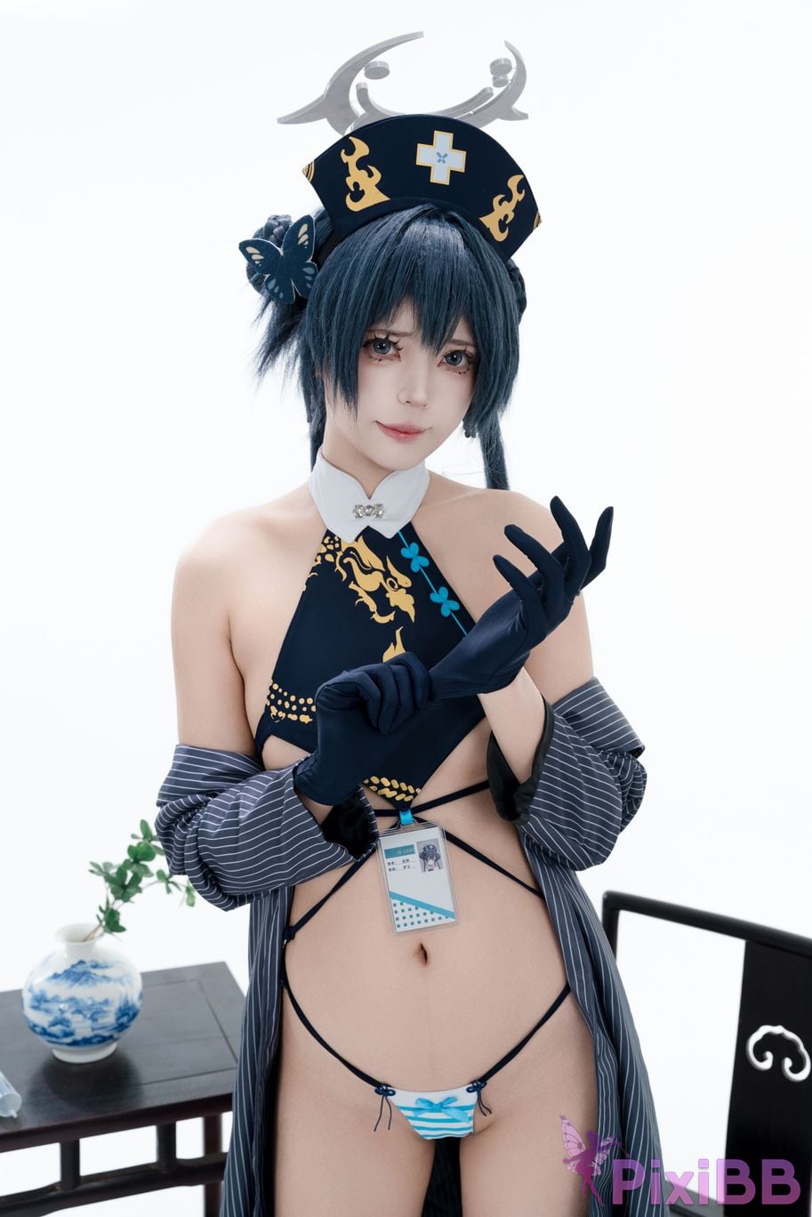 Cosplayer Your face is round and Azure Files Concubine Longhua Nurse PixiBB.COM 038