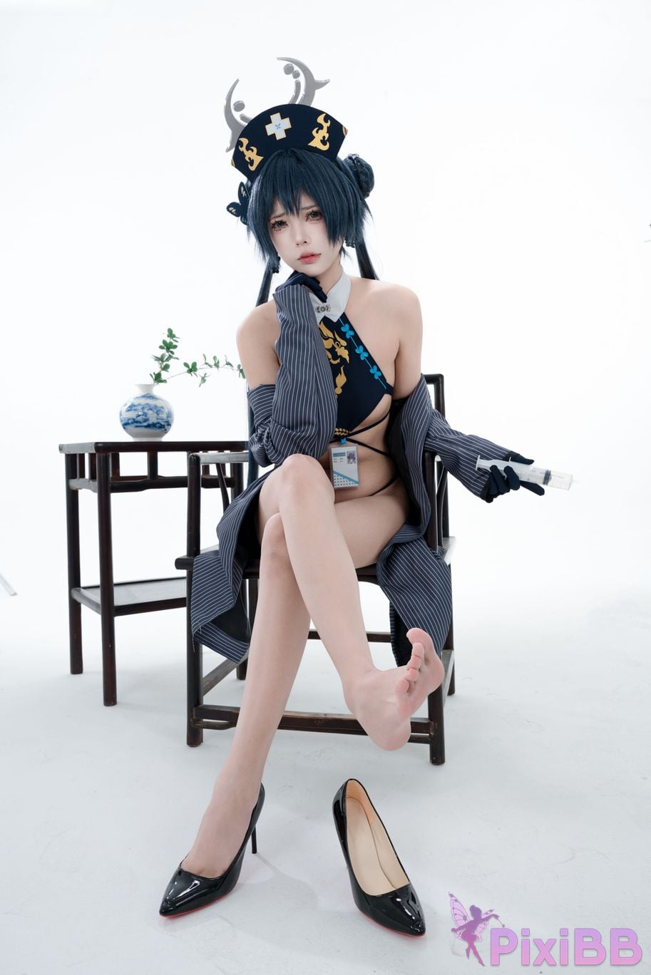 Cosplayer Your face is round and Azure Files Concubine Longhua Nurse PixiBB.COM 042