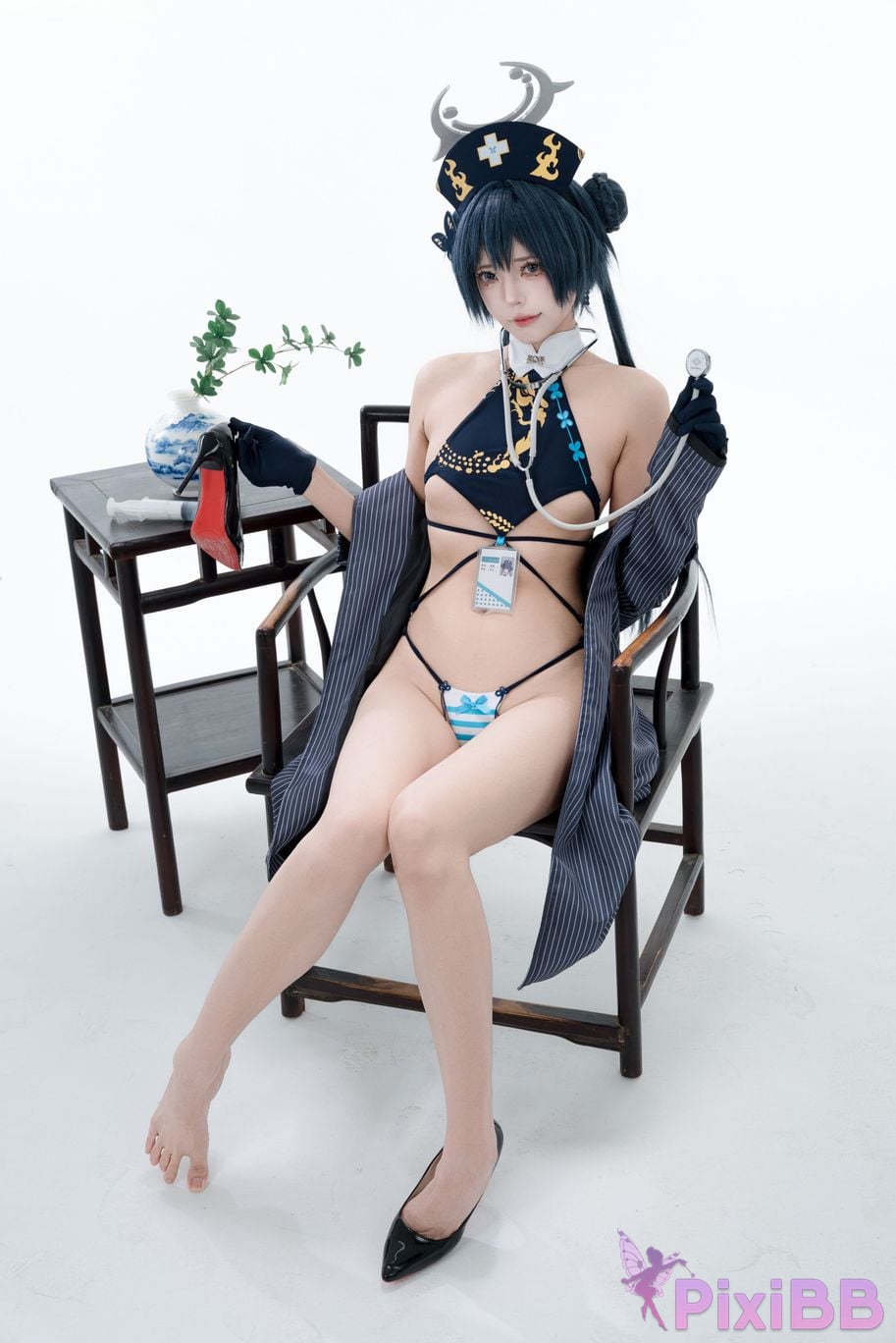 Cosplayer Your face is round and Azure Files Concubine Longhua Nurse PixiBB.COM 043