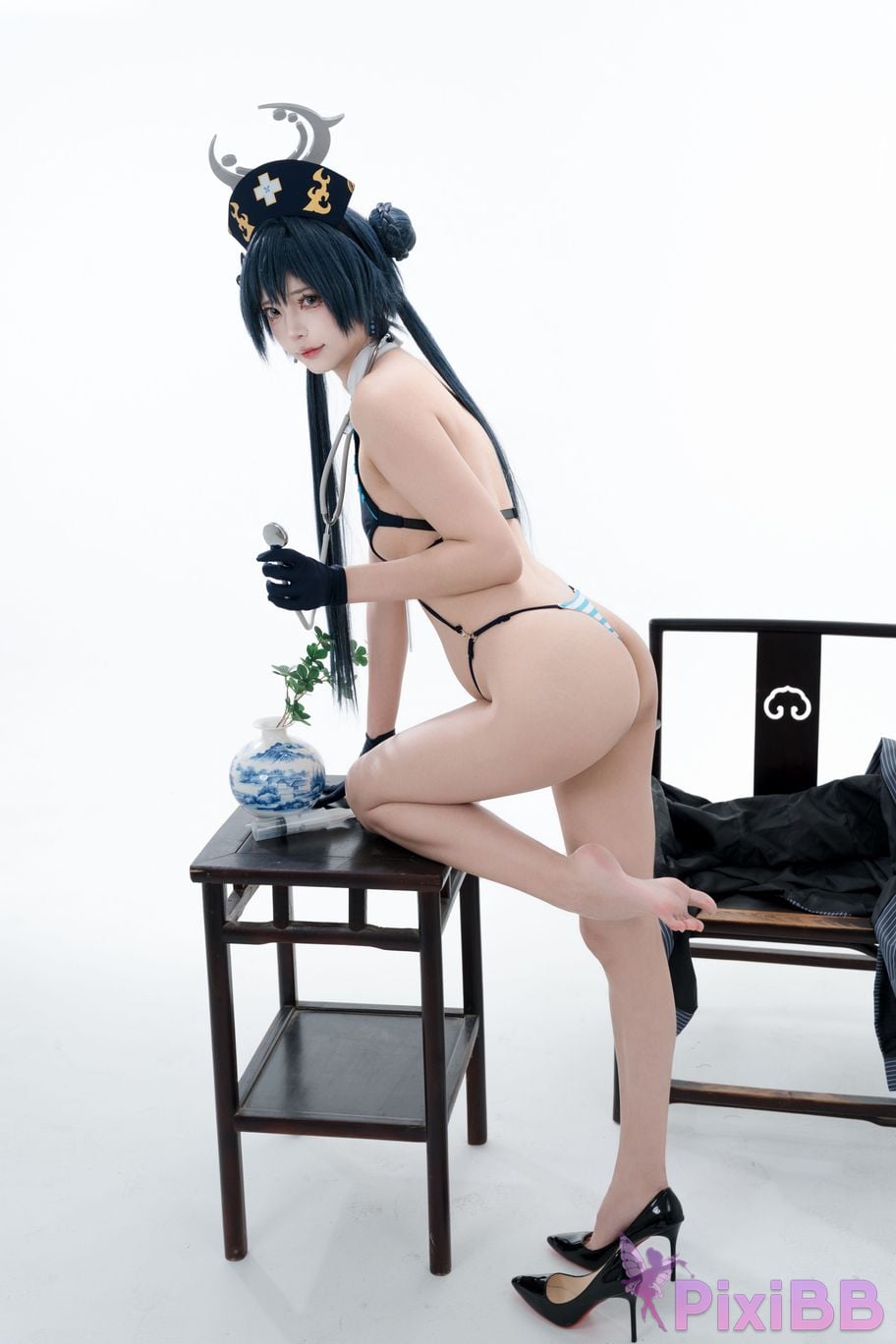 Cosplayer Your face is round and Azure Files Concubine Longhua Nurse PixiBB.COM 044