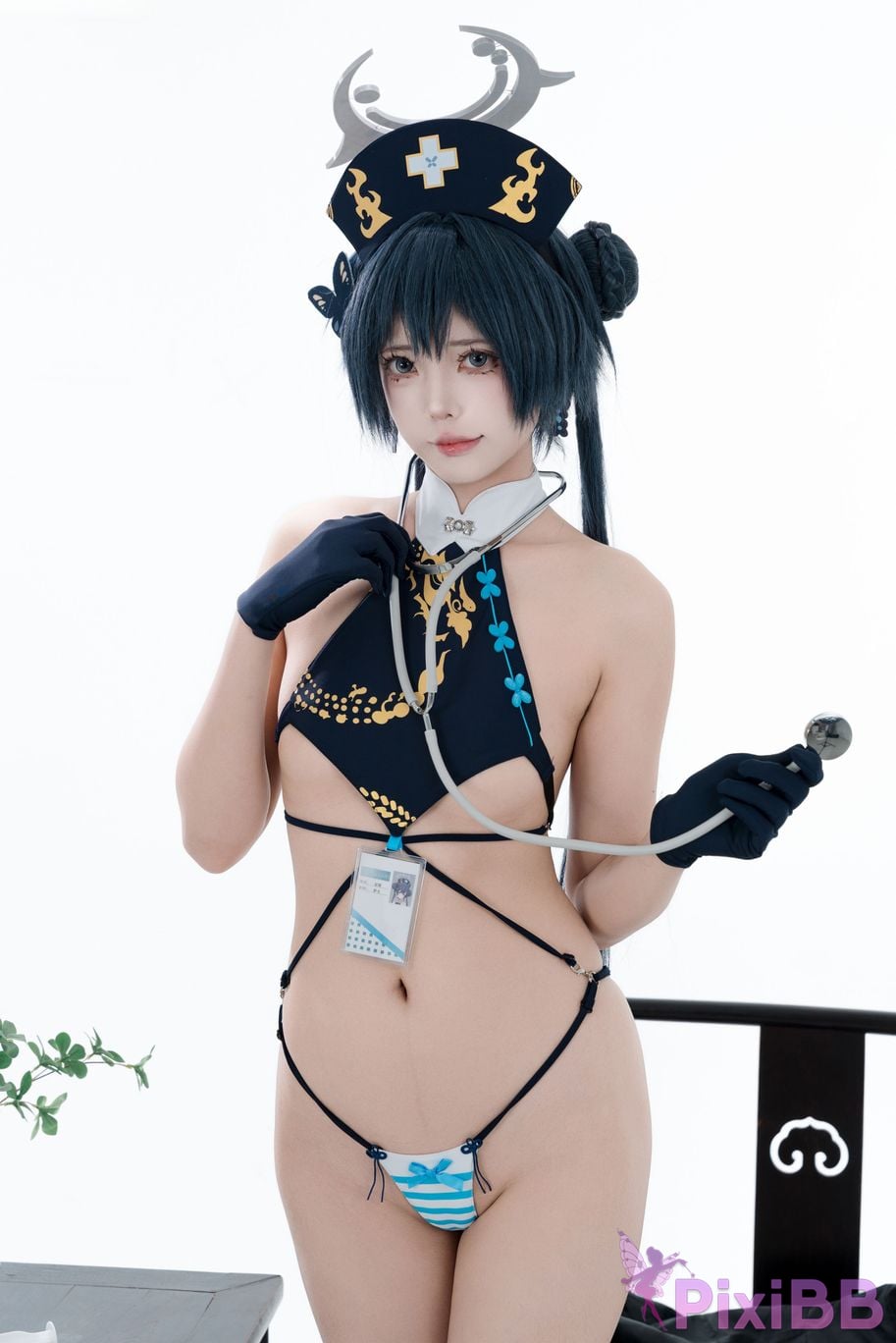 Cosplayer Your face is round and Azure Files Concubine Longhua Nurse PixiBB.COM 045