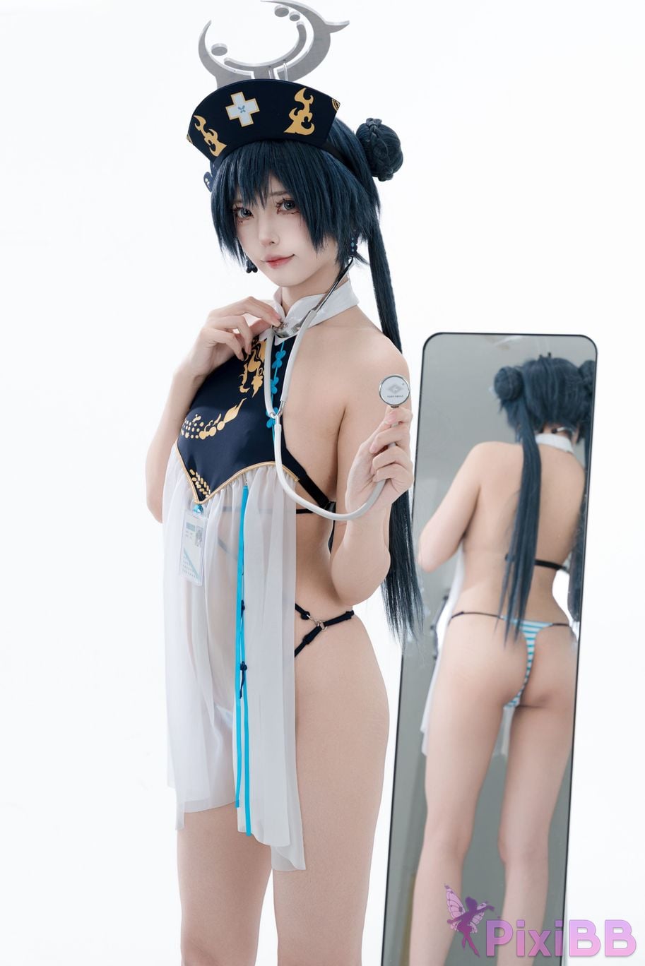 Cosplayer Your face is round and Azure Files Concubine Longhua Nurse PixiBB.COM 046