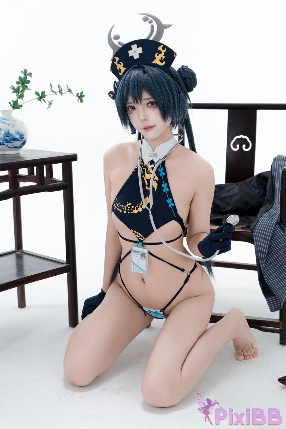 Cosplayer Your face is round and Azure Files Concubine Longhua Nurse PixiBB.COM 047