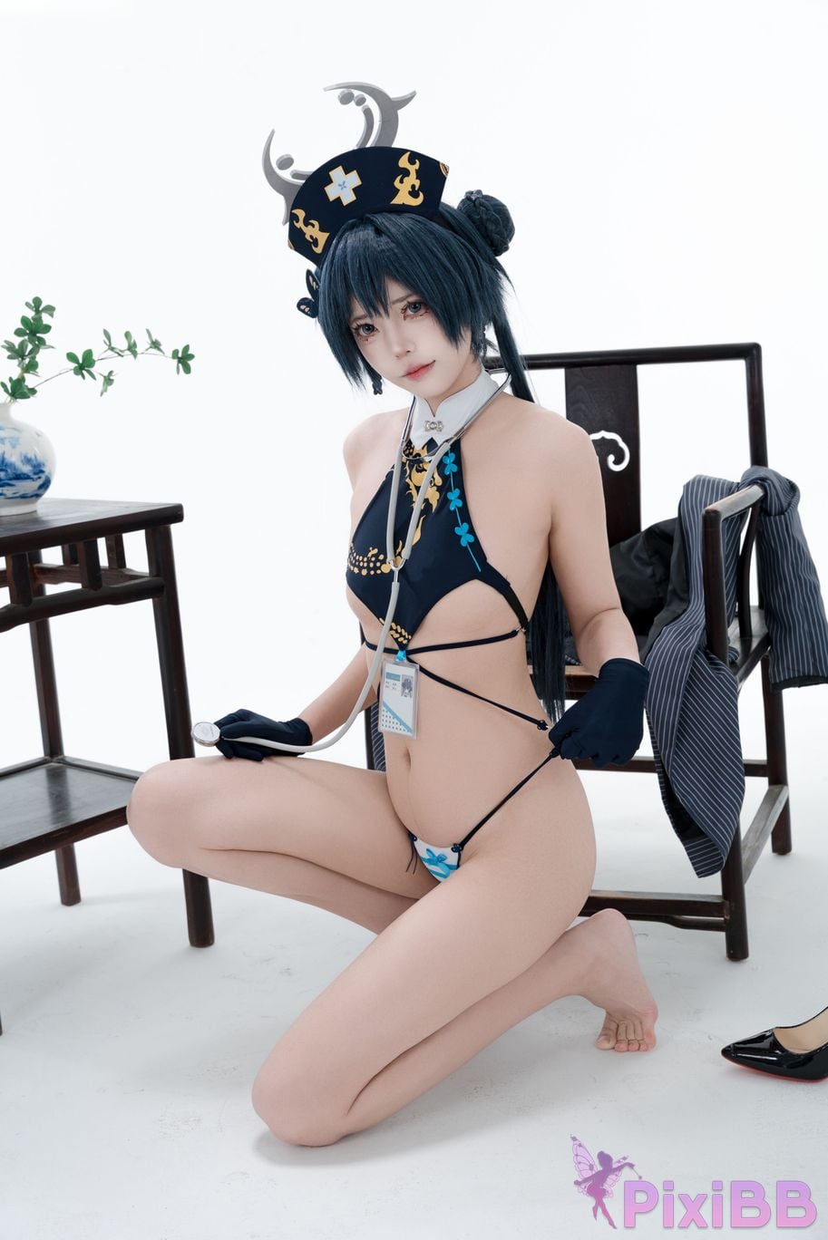 Cosplayer Your face is round and Azure Files Concubine Longhua Nurse PixiBB.COM 049