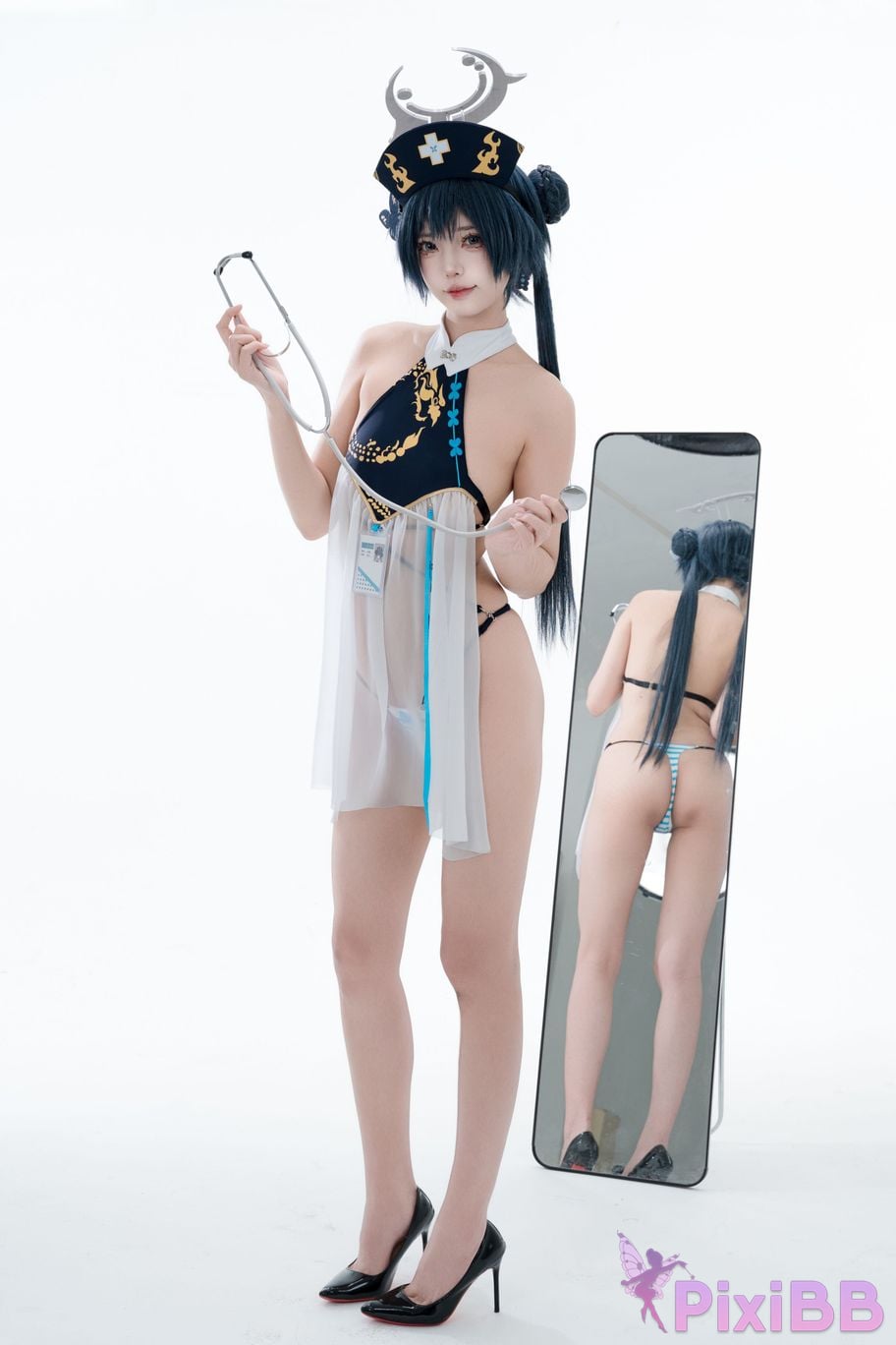 Cosplayer Your face is round and Azure Files Concubine Longhua Nurse PixiBB.COM 057