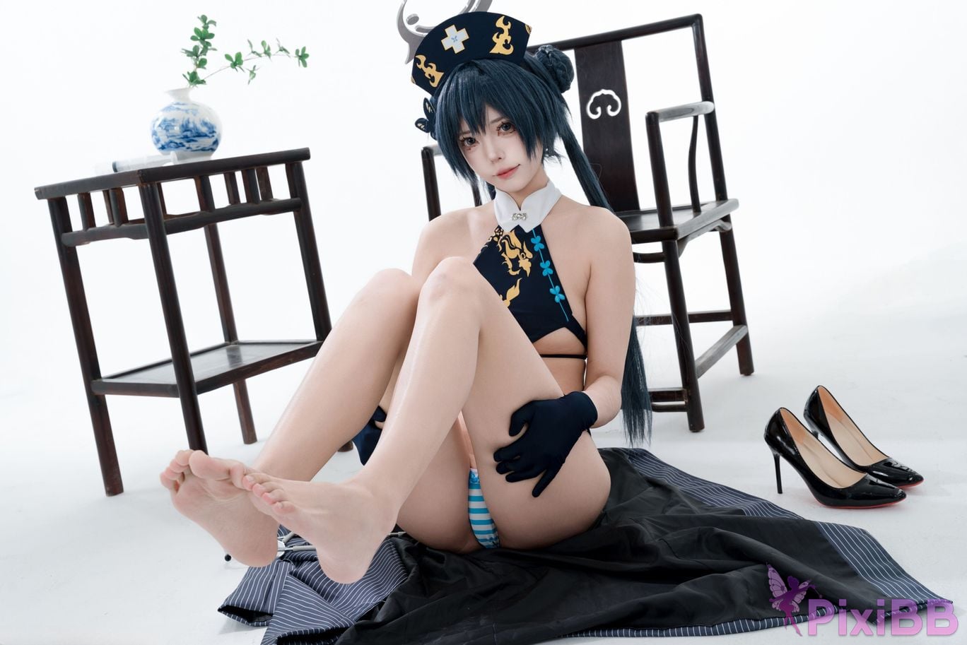 Cosplayer Your face is round and Azure Files Concubine Longhua Nurse PixiBB.COM 061