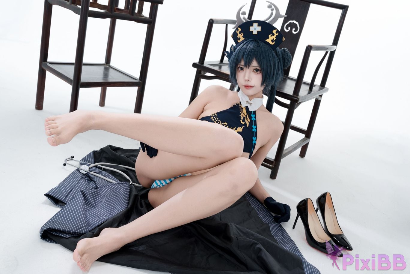 Cosplayer Your face is round and Azure Files Concubine Longhua Nurse PixiBB.COM 062