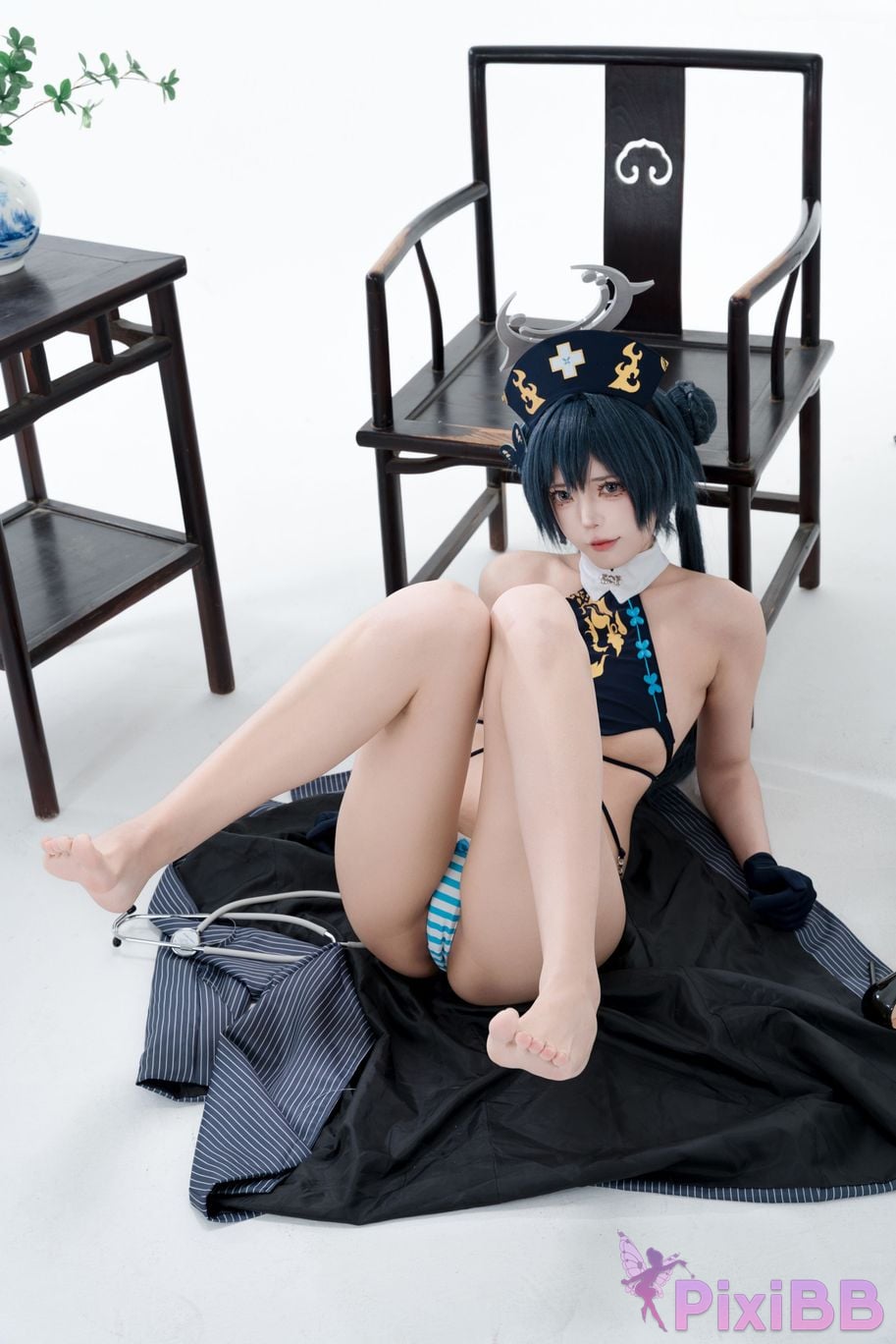 Cosplayer Your face is round and Azure Files Concubine Longhua Nurse PixiBB.COM 064