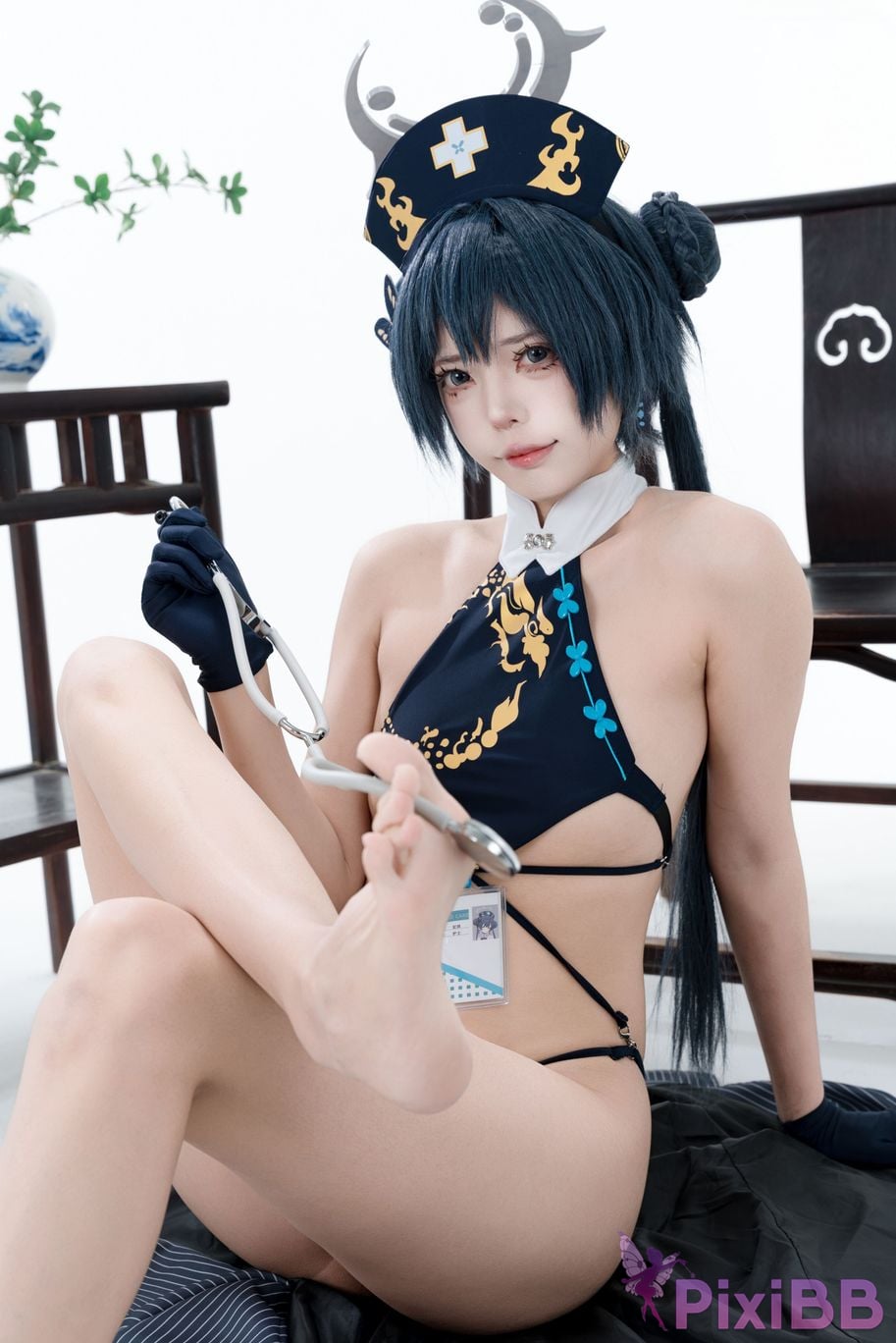 Cosplayer Your face is round and Azure Files Concubine Longhua Nurse PixiBB.COM 071