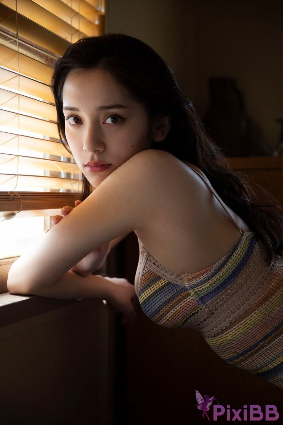 Japanese Idol Tomaru Sayaka Du Wan Sha Ye Hua bloom Young Champion Digigra PixiBB.COM 045