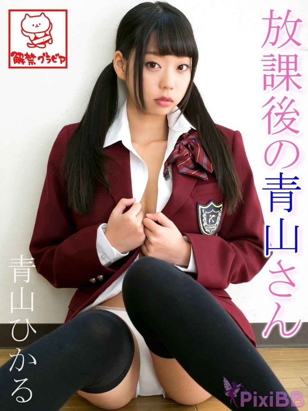 Japanese Idol Hikaru Aoyama complete set 197 Includes one disc Released gravure photo book PixiBB.COM 002