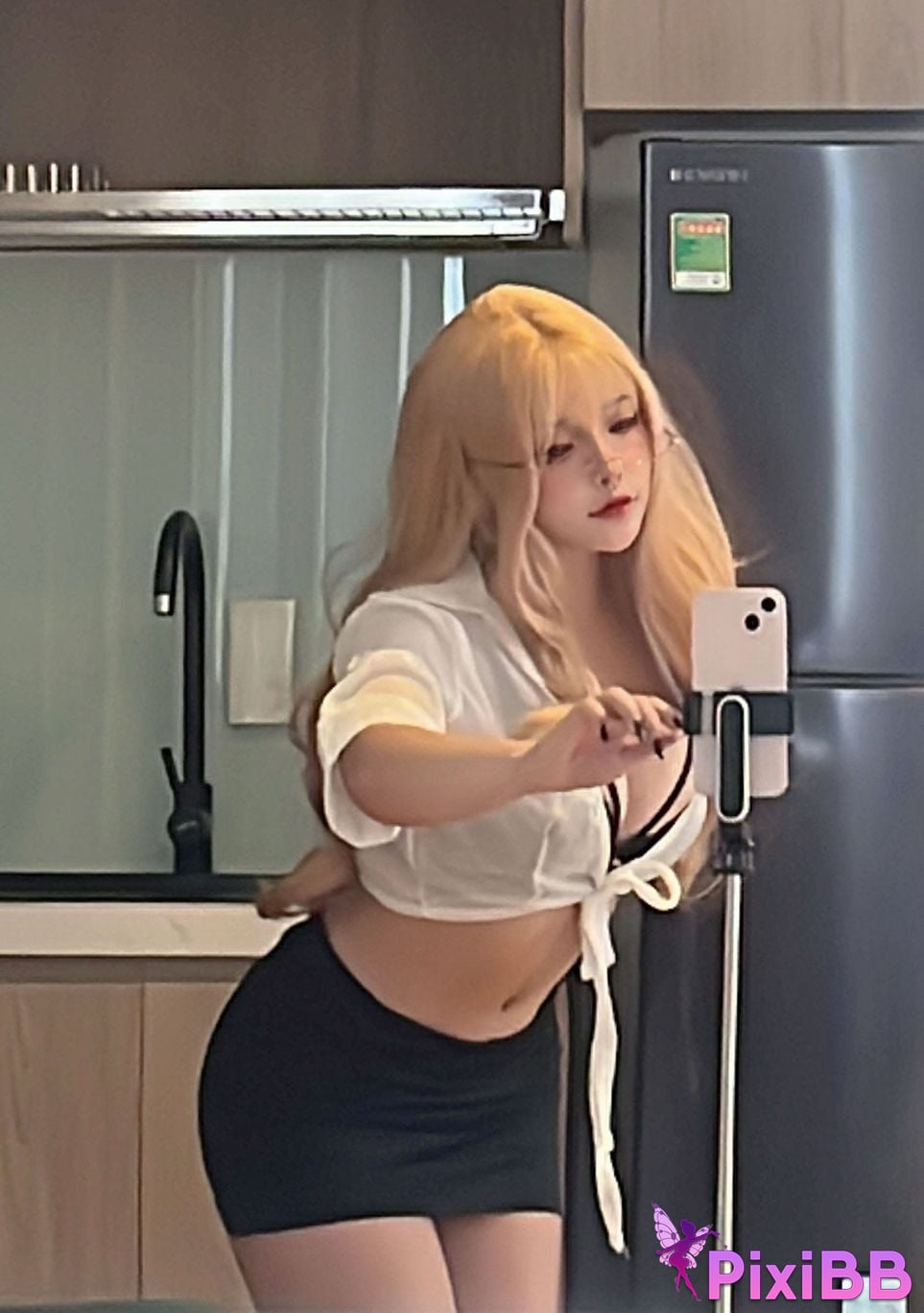 Sayo Momo Blondie Office Lady PixiBB.COM 11