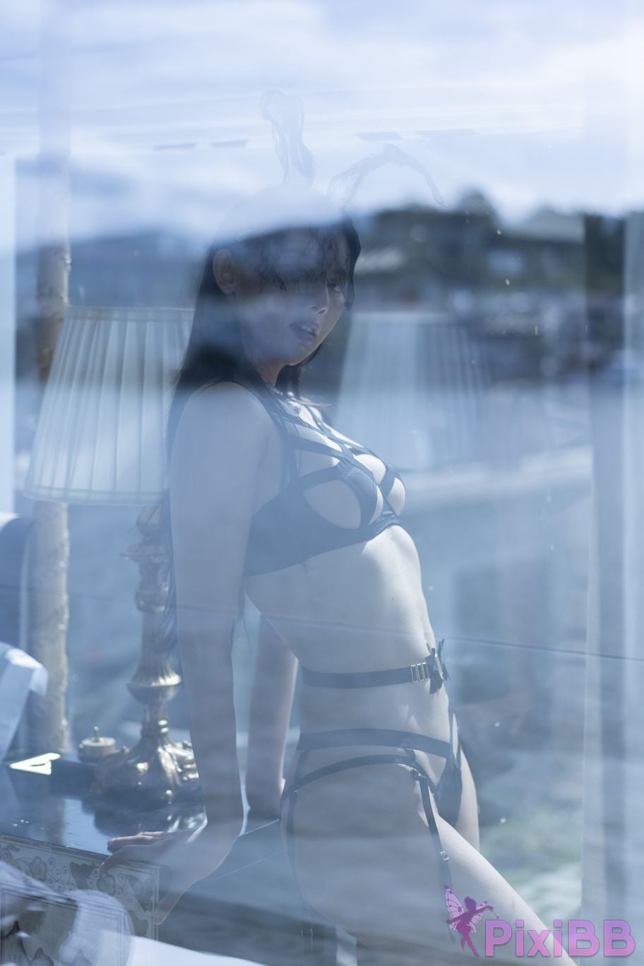 No watermark for in app purchases Jiu Shi A Zhu Its AZhu XIUREN model Dark bunny girl PixiBB.COM 008