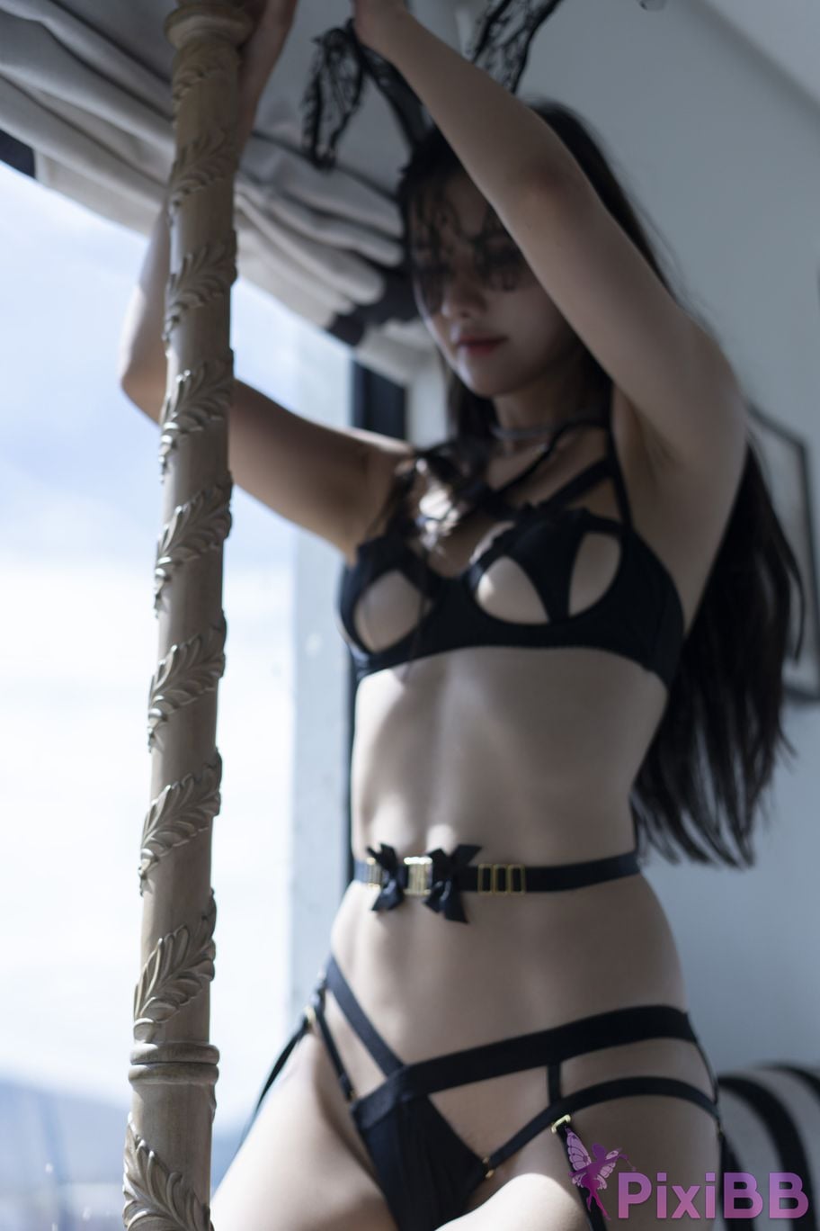 No watermark for in app purchases Jiu Shi A Zhu Its AZhu XIUREN model Dark bunny girl PixiBB.COM 052