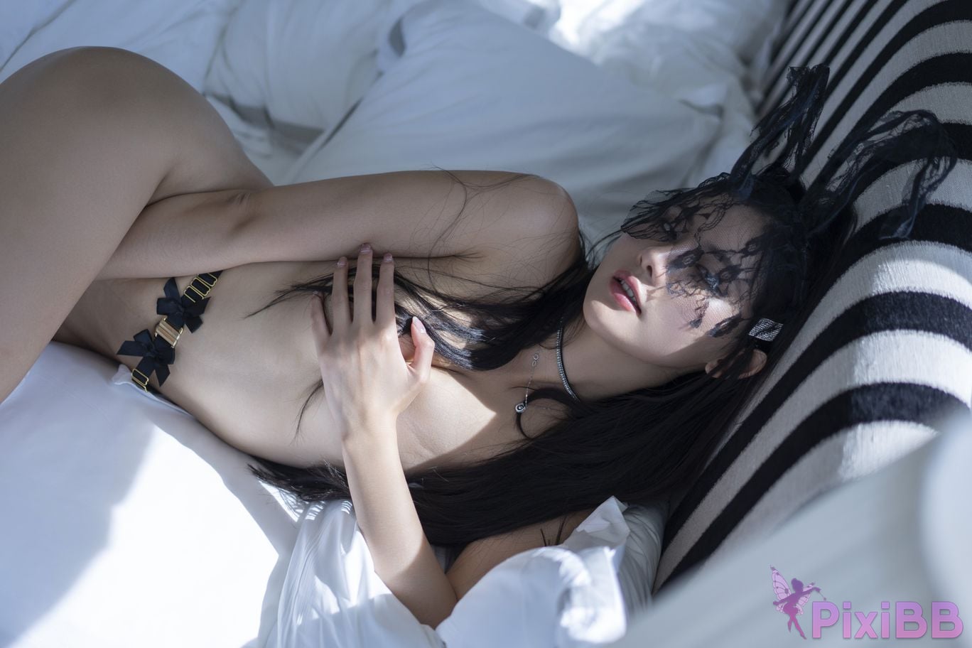 No watermark for in app purchases Jiu Shi A Zhu Its AZhu XIUREN model Dark bunny girl PixiBB.COM 187