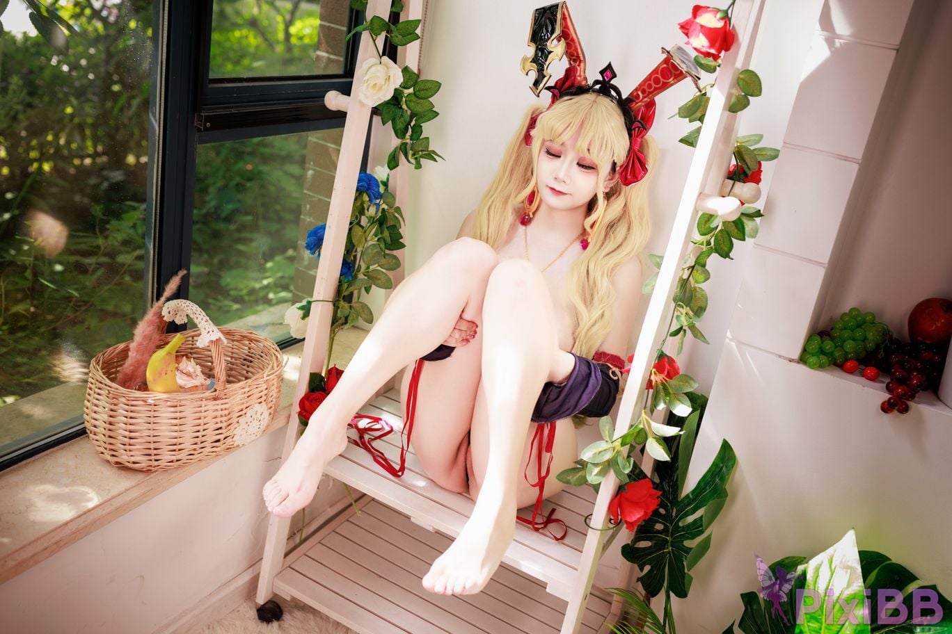 Cosplayer A Xuexue FGO Gun Rin Bunny Girl PixiBB.COM 032