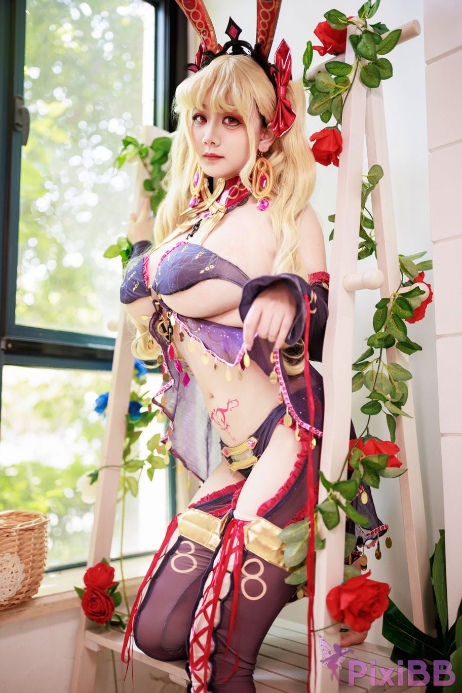 Cosplayer A Xuexue FGO Gun Rin Bunny Girl PixiBB.COM 068