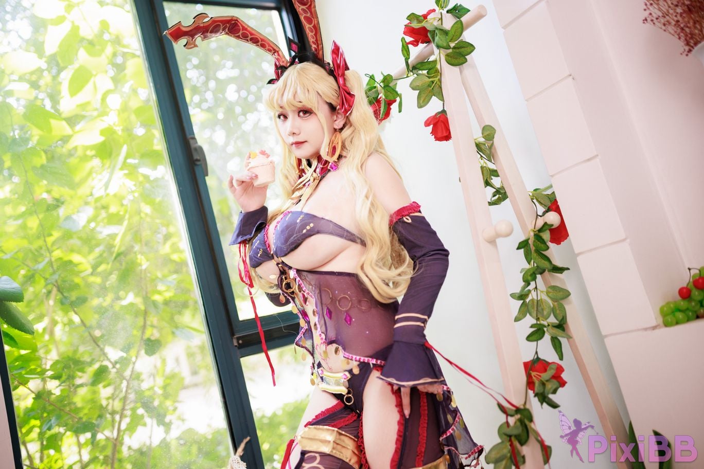 Cosplayer A Xuexue FGO Gun Rin Bunny Girl PixiBB.COM 071