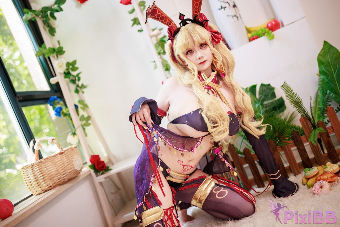 Cosplayer A Xuexue FGO Gun Rin Bunny Girl PixiBB.COM 073