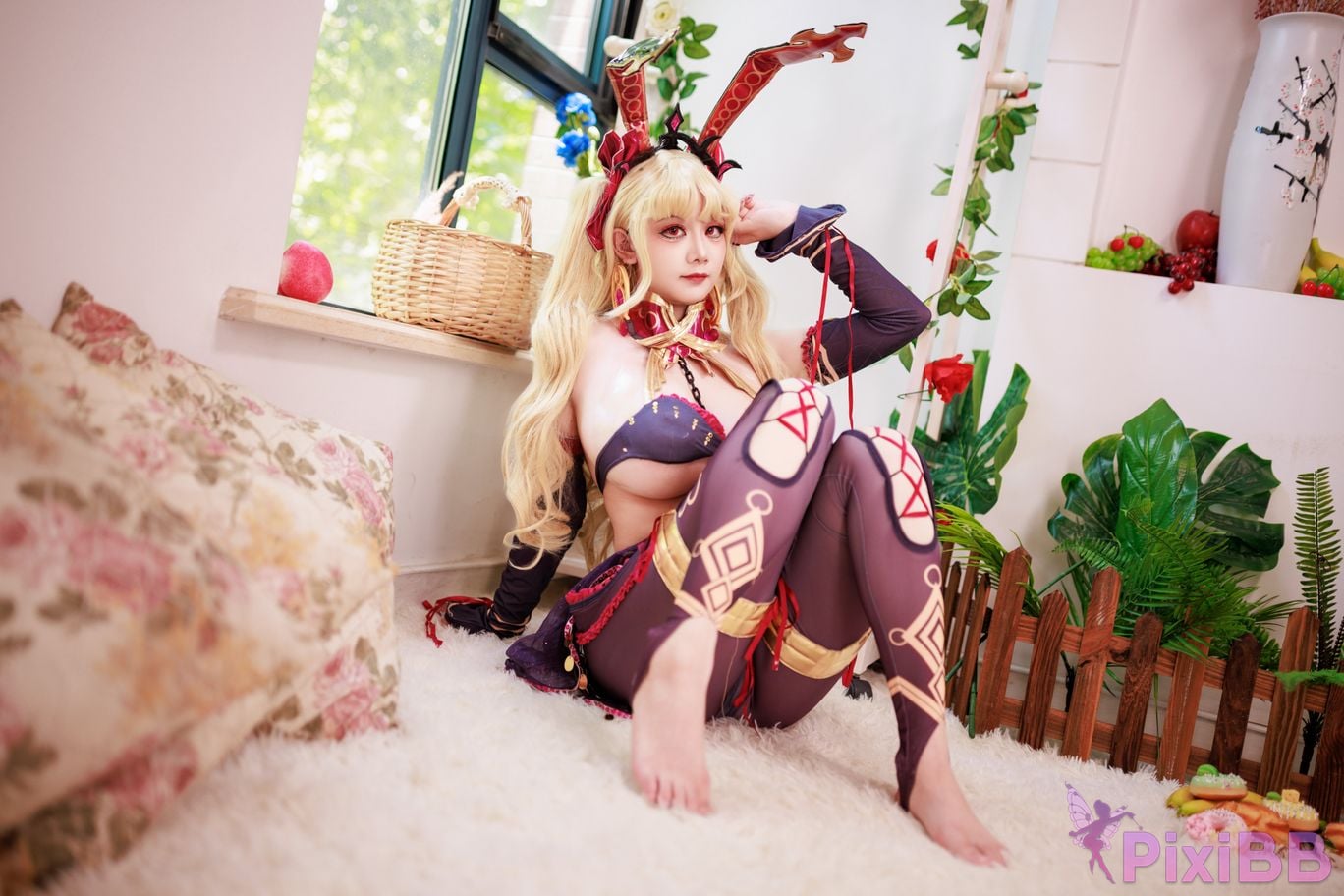 Cosplayer A Xuexue FGO Gun Rin Bunny Girl PixiBB.COM 077
