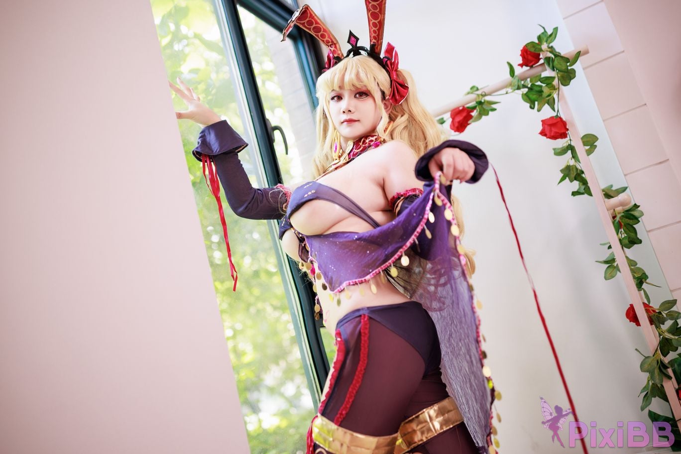 Cosplayer A Xuexue FGO Gun Rin Bunny Girl PixiBB.COM 086