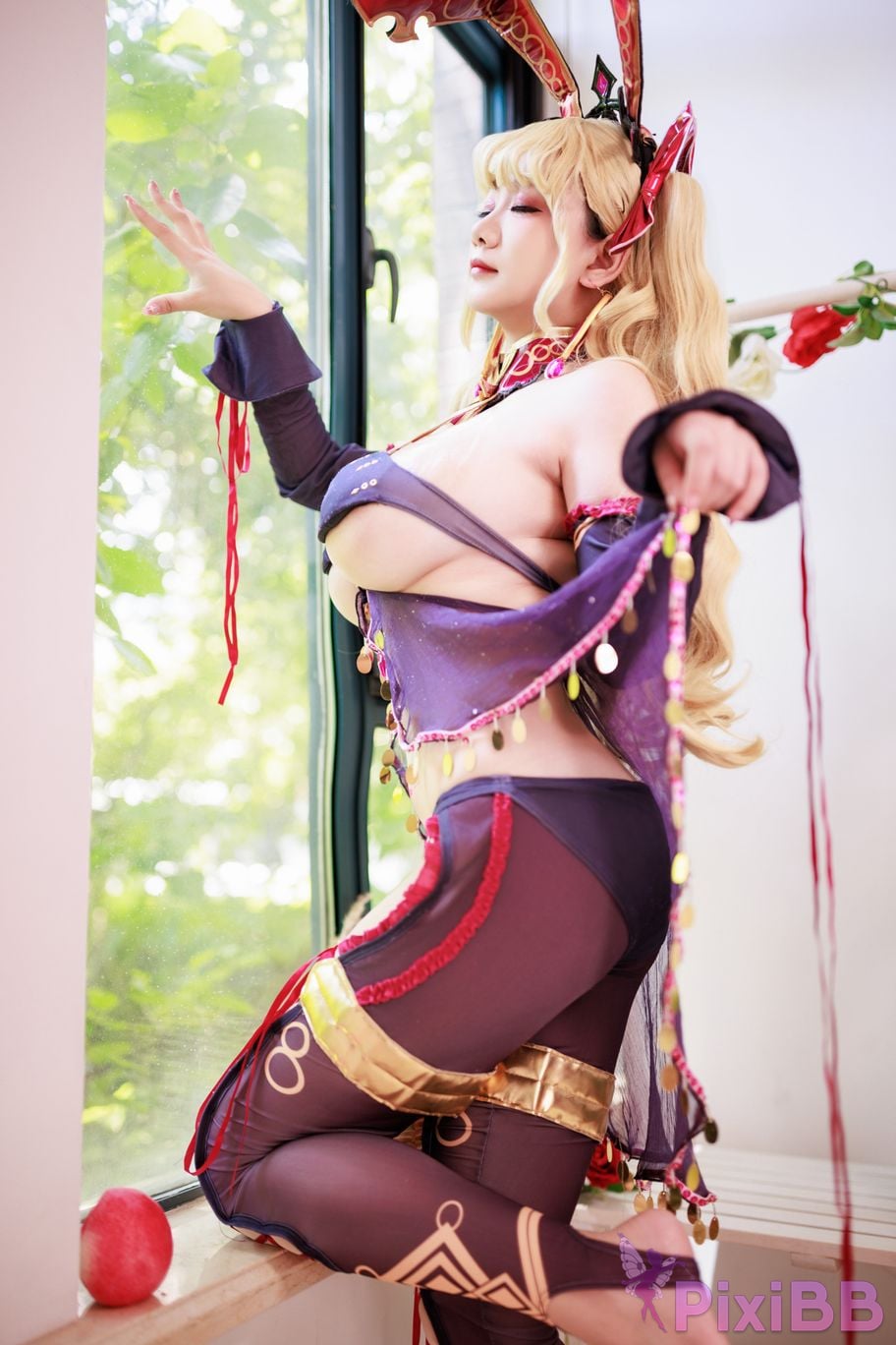 Cosplayer A Xuexue FGO Gun Rin Bunny Girl PixiBB.COM 088